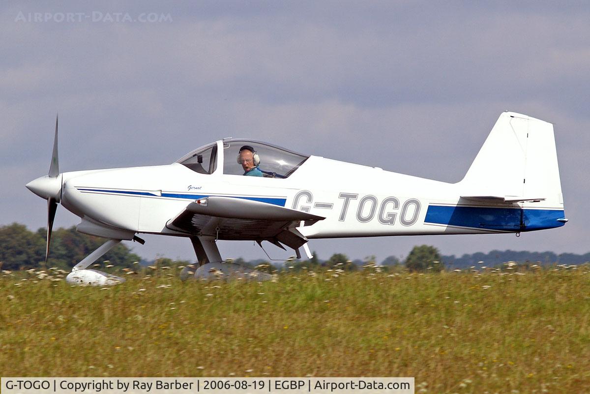 G-TOGO, 2003 Vans RV-6A C/N PFA 181A-13447, Van's RV-6 [PFA 181A-13447] Kemble~G 19/08/2006