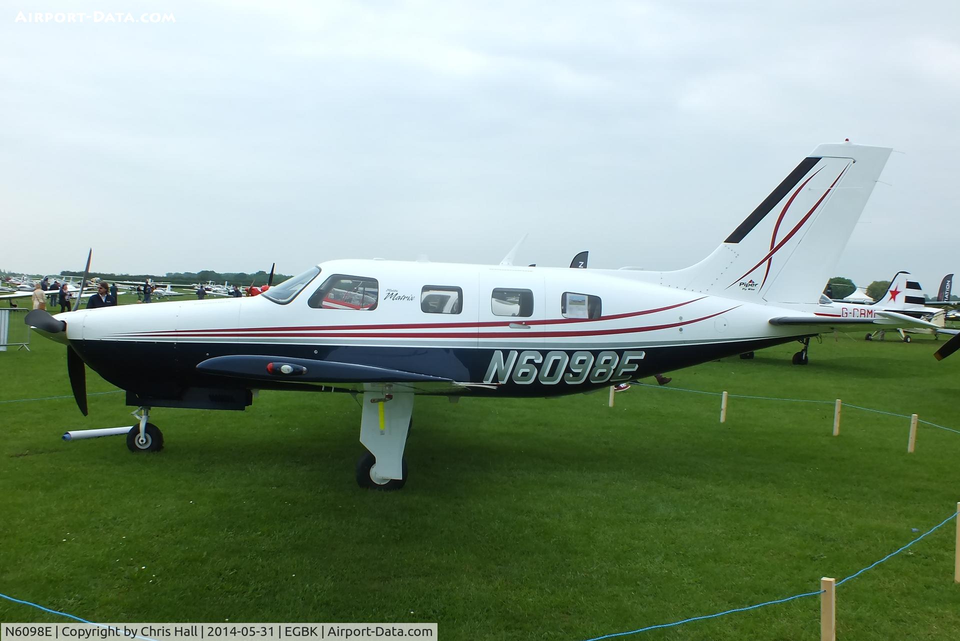 N6098E, 2010 Piper PA-46R-350T Malibu Matrix C/N 4692140, at AeroExpo 2014