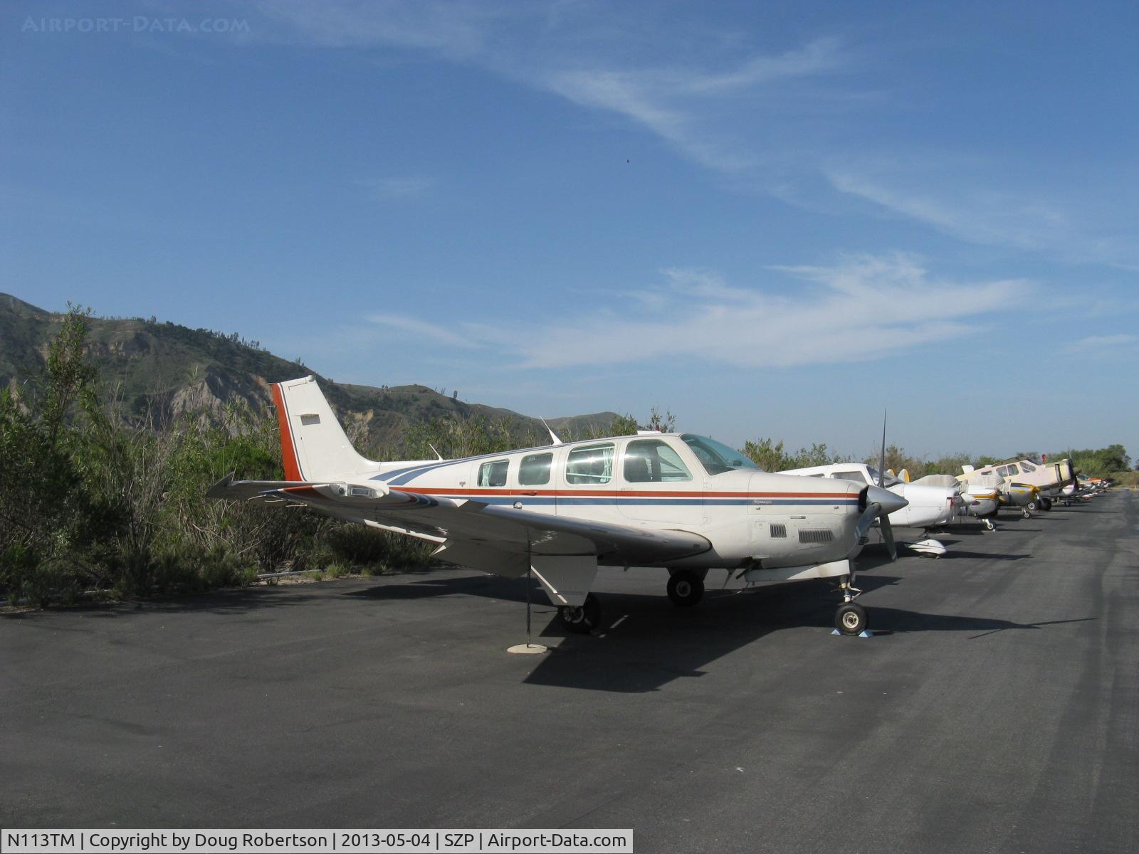 N113TM, 1983 Beech B36TC Bonanza C/N EA-386, 1983 Beech B36TC BONANZA, Continental TSIO-520 Turbo Charged 300 Hp