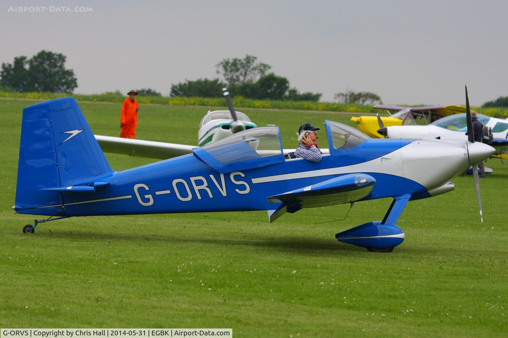 G-ORVS, 2007 Vans RV-9 C/N PFA 320-13999, at AeroExpo 2014