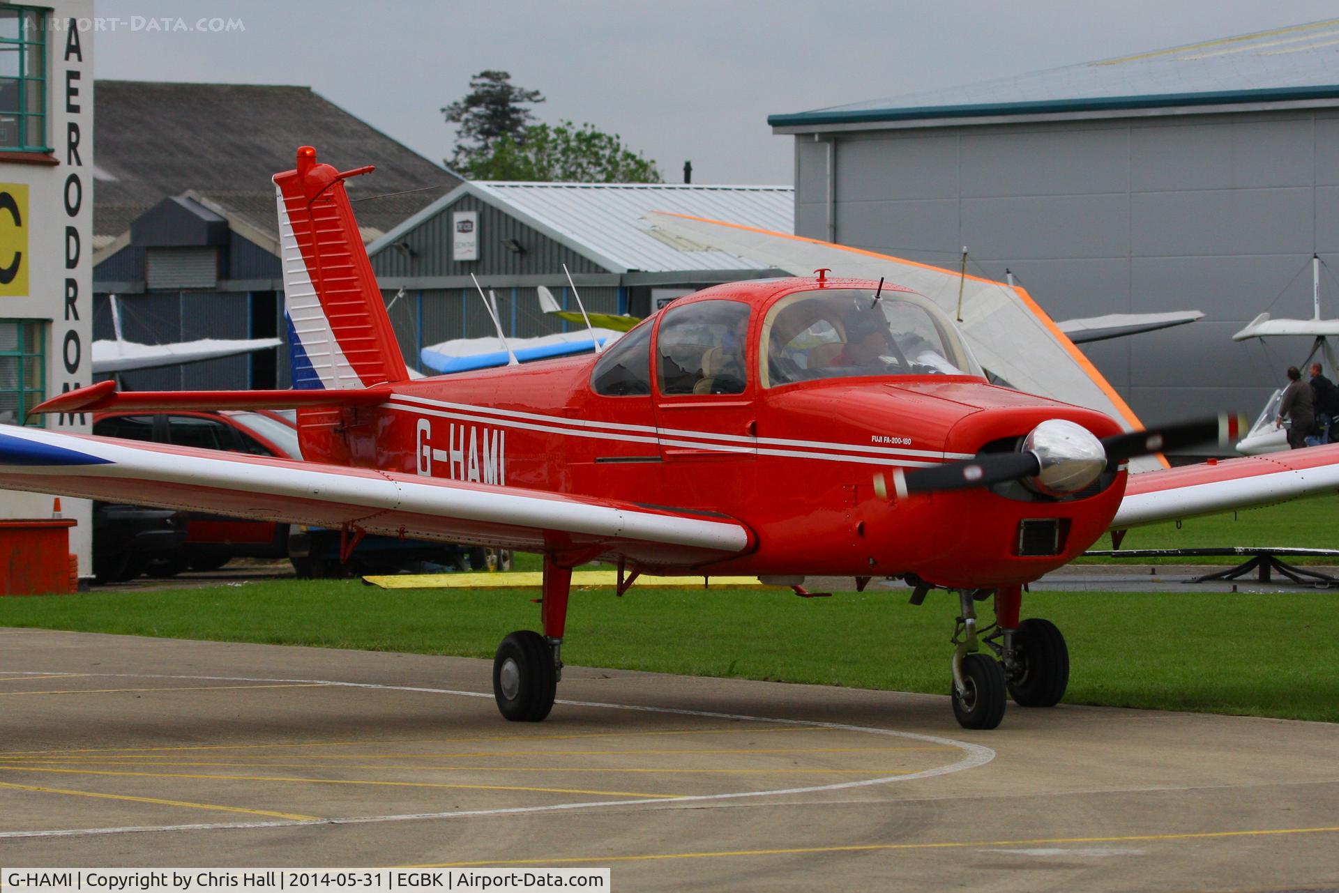 G-HAMI, 1973 Fuji FA-200-180 Aero Subaru C/N 188, at AeroExpo 2014