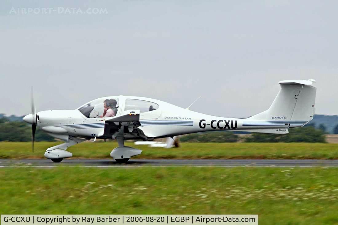 G-CCXU, 2003 Diamond DA-40D Diamond Star C/N D4.037, Diamond DA 40D Star TDI [D4.037] Kemble~G 20/08/2006