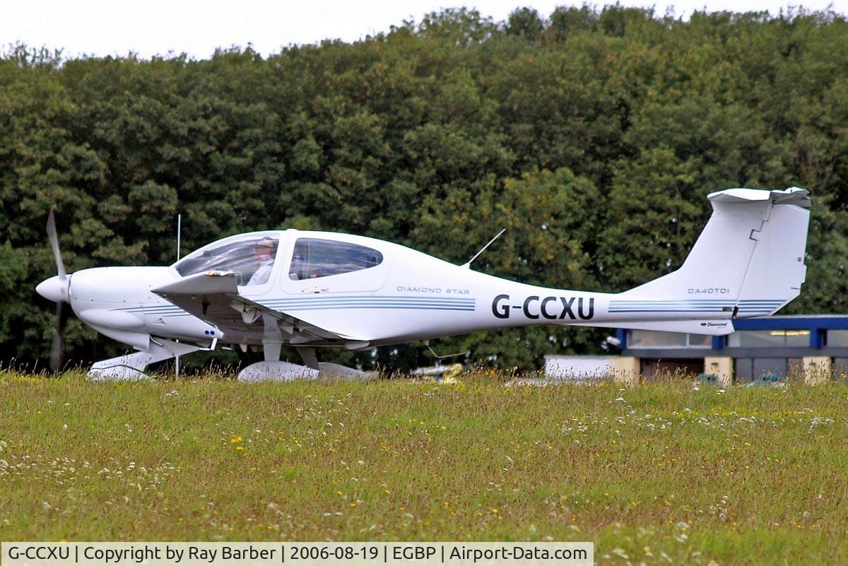 G-CCXU, 2003 Diamond DA-40D Diamond Star C/N D4.037, Diamond DA 40D Star TDI [D4.037] Kemble~G 19/08/2006