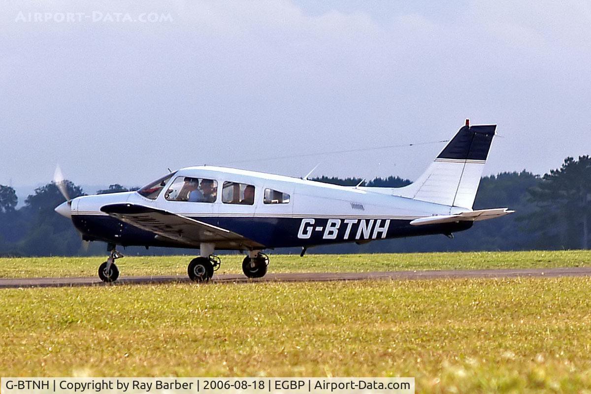 G-BTNH, 1982 Piper PA-28-161 Cherokee Warrior II C/N 28-8216202, Piper PA-28-161 Warrior II [28-8216202] Kemble~G 18/08/2006