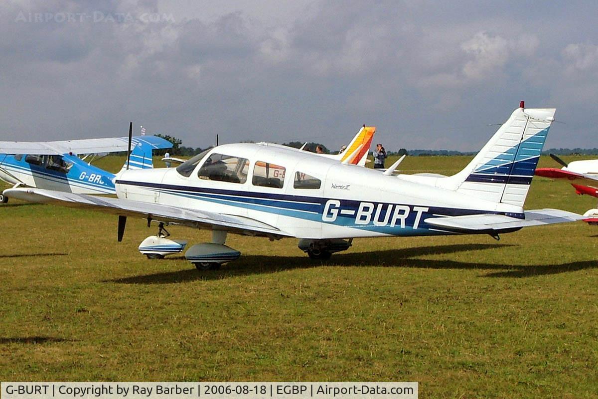G-BURT, 1977 Piper PA-28-161 Cherokee Warrior II C/N 28-7716105, Piper PA-28-161 Cherokee Warrior II [28-7716105] Kemble~G 18/08/2006
