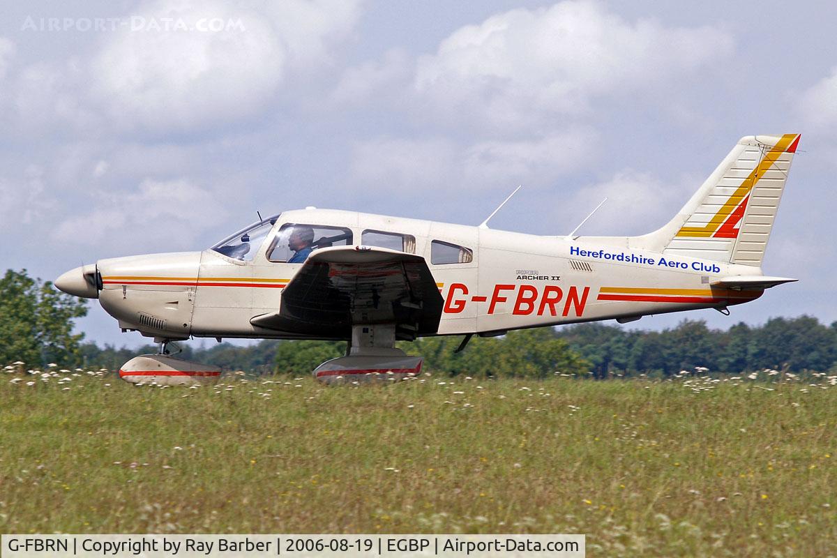 G-FBRN, 1982 Piper PA-28-181 Cherokee Archer II C/N 28-8290166, Piper PA-28-181 Archer II [28-82090166] Kemble~G 19/08/2006