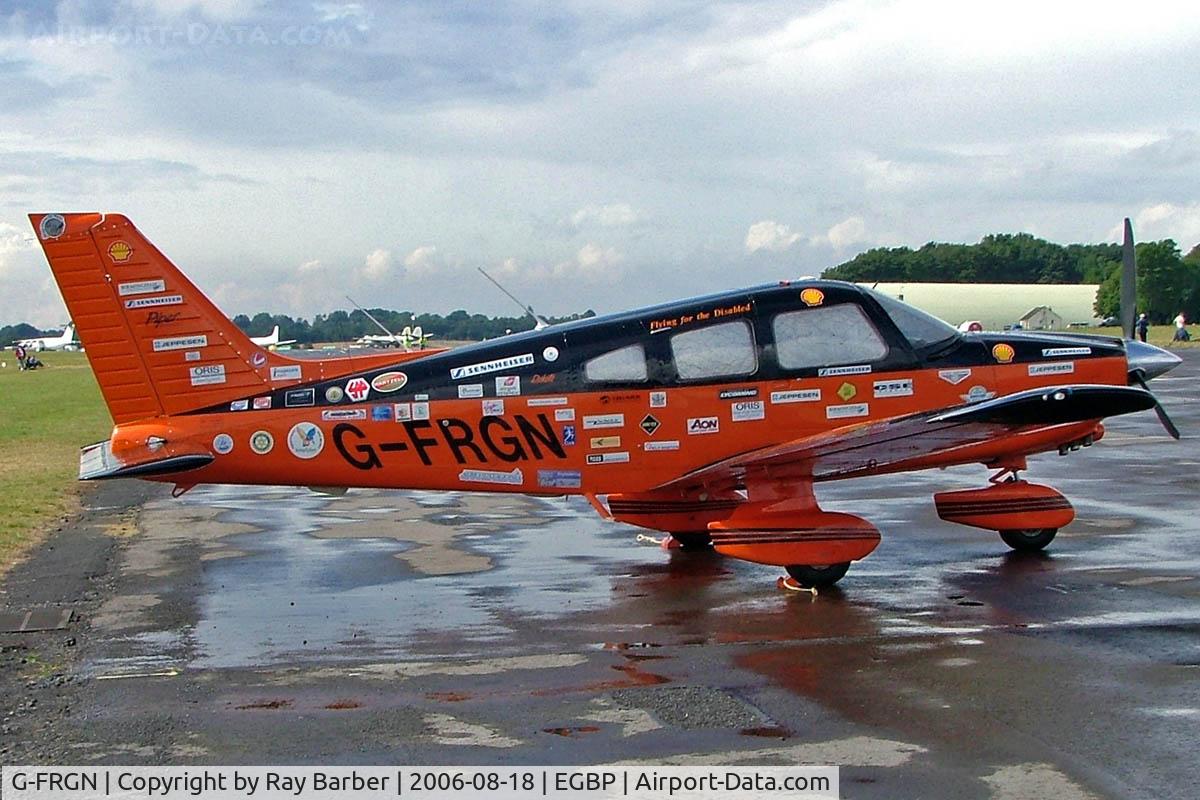 G-FRGN, 1994 Piper PA-28-236 Dakota C/N 28-11046, Piper PA-28-236 Dakota [2811046] Kemble~G 18/08/2006
