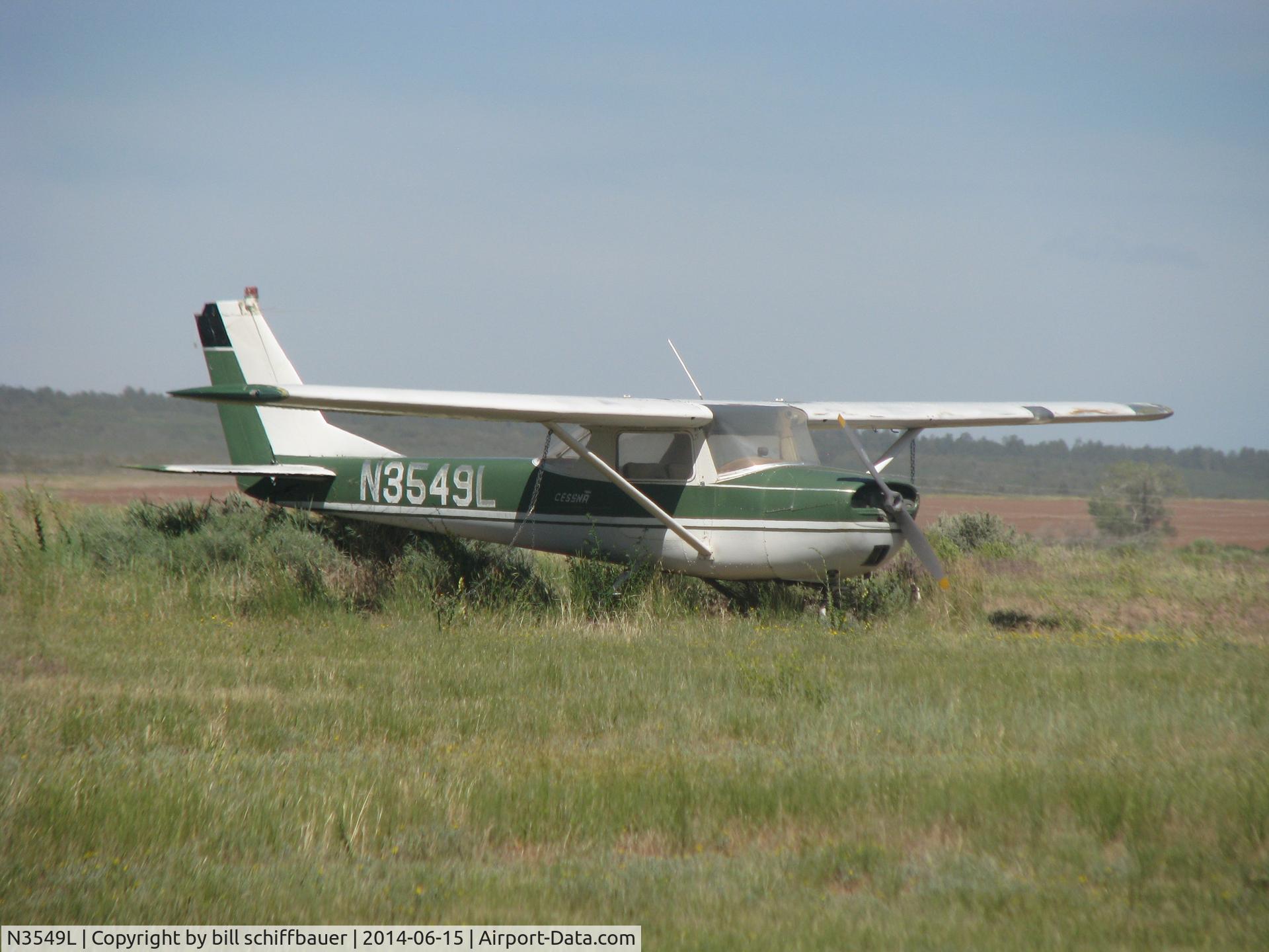 N3549L, 1965 Cessna 150F C/N 15062349, sitting in a field in Dove Creek CO for years.