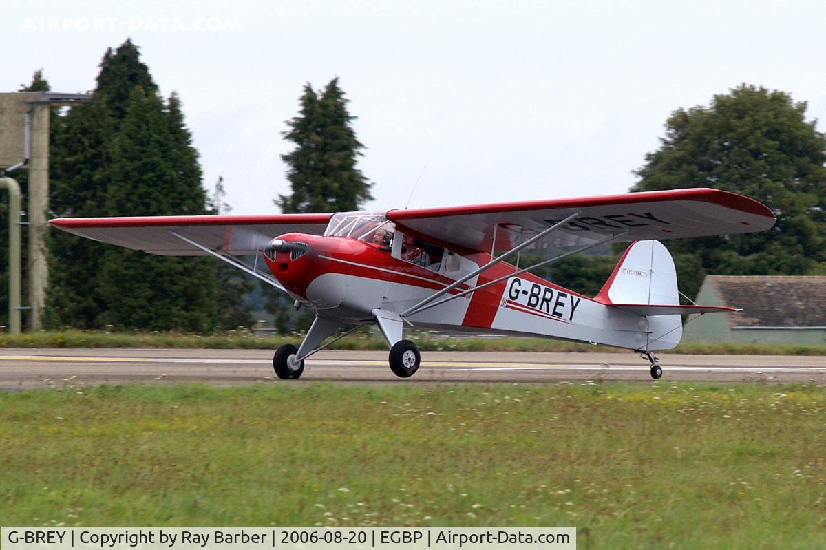 G-BREY, 1946 Taylorcraft BC-12D Twosome C/N 7299, Taylorcraft BC-12D [7299] Kemble~G 20/08/2006