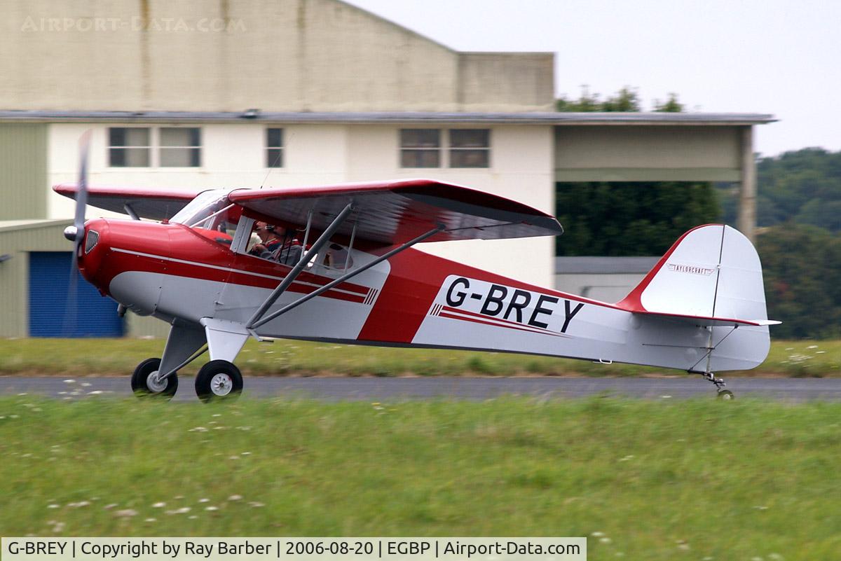 G-BREY, 1946 Taylorcraft BC-12D Twosome C/N 7299, Taylorcraft BC-12D [7299] Kemble~G 20/08/2006