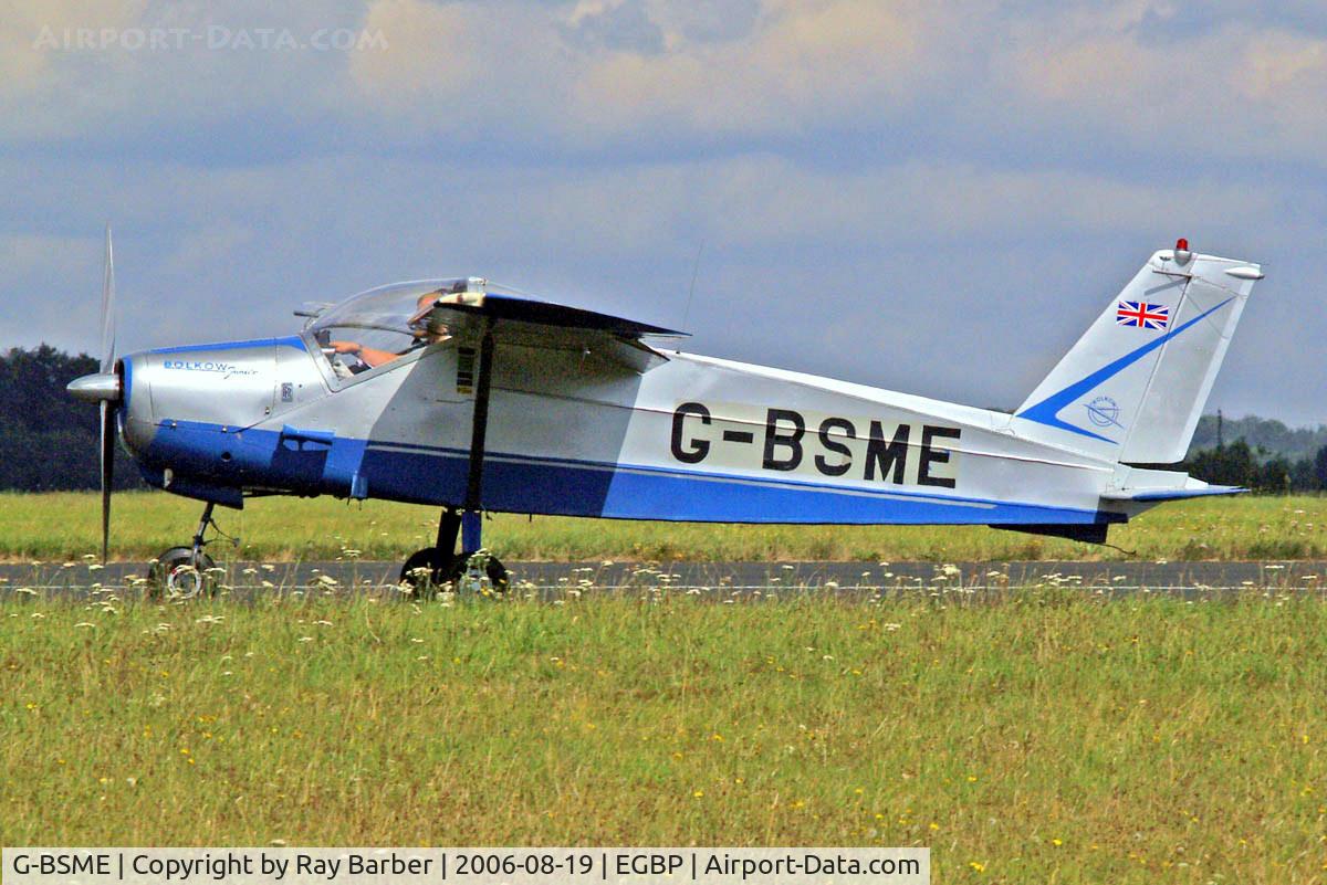 G-BSME, 1966 Bolkow Bo-208C Junior C/N 596, Bolkow Bo.208C Junior [596] Kemble~G 19/08/2006