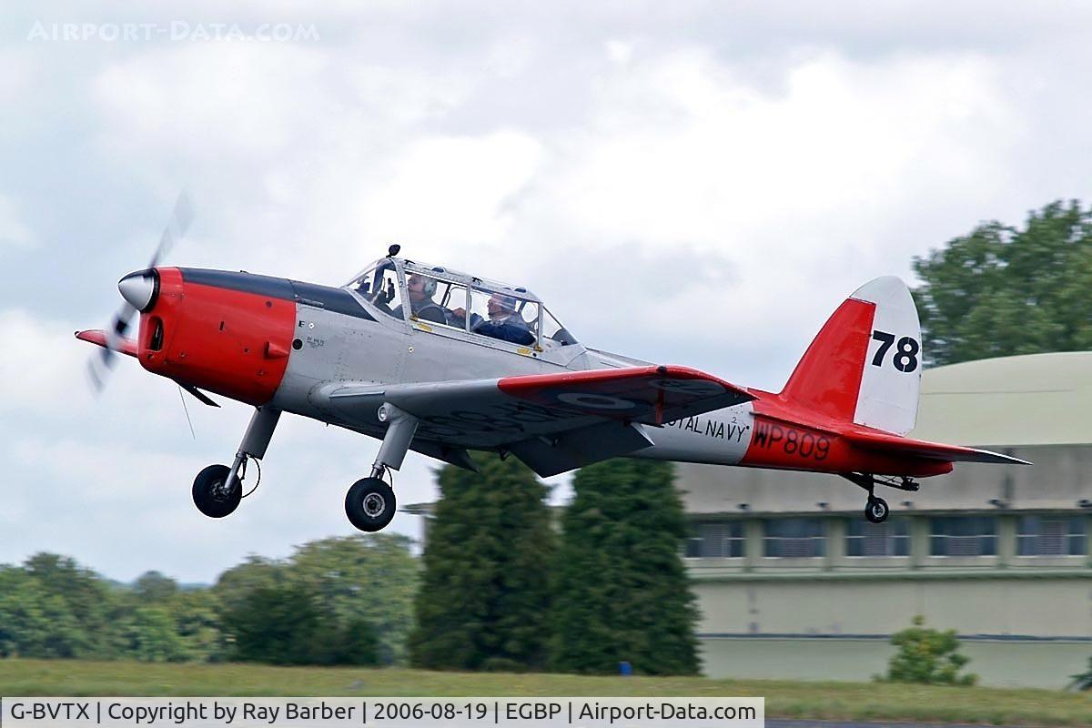 G-BVTX, 1952 De Havilland DHC-1 Chipmunk T.10 C/N C1/0705, De Havilland Canada DHC-1 Chipmunk 22A [C1/0705] Kemble~G 19/08/2006