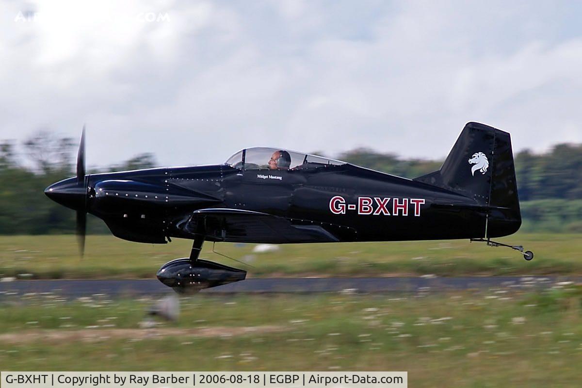 G-BXHT, 2005 Mustang Aeronautics Midget Mustang MM-1 C/N PFA 168-13077, Bushby-Long Midget Mustang M-1 [PFA 168-13077] Kemble~G 18/08/2006