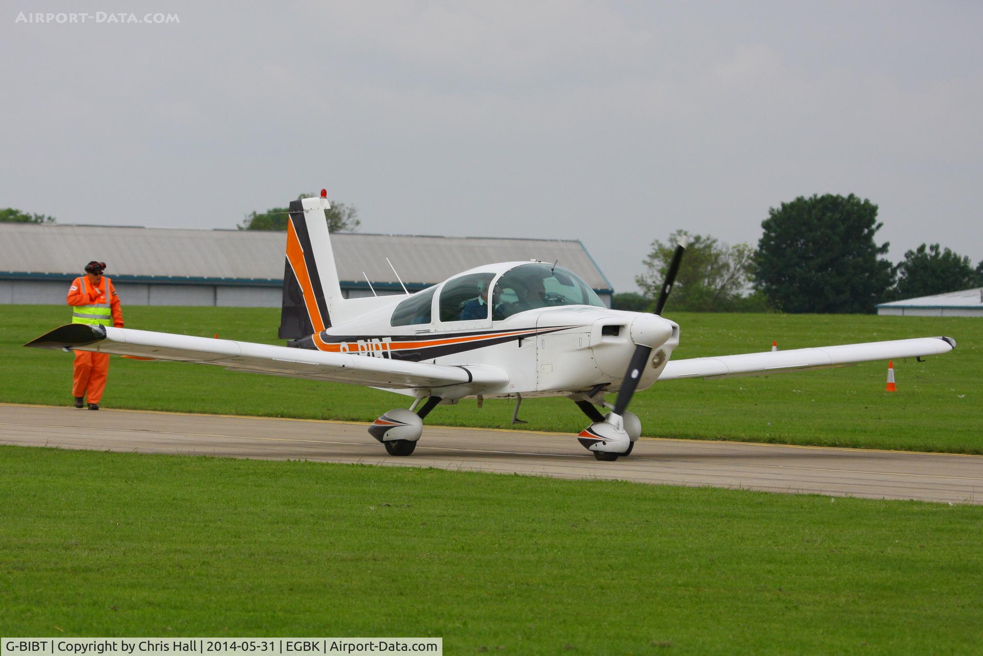 G-BIBT, 1978 Gulfstream American AA-5B Tiger C/N AA5B-1047, at AeroExpo 2014