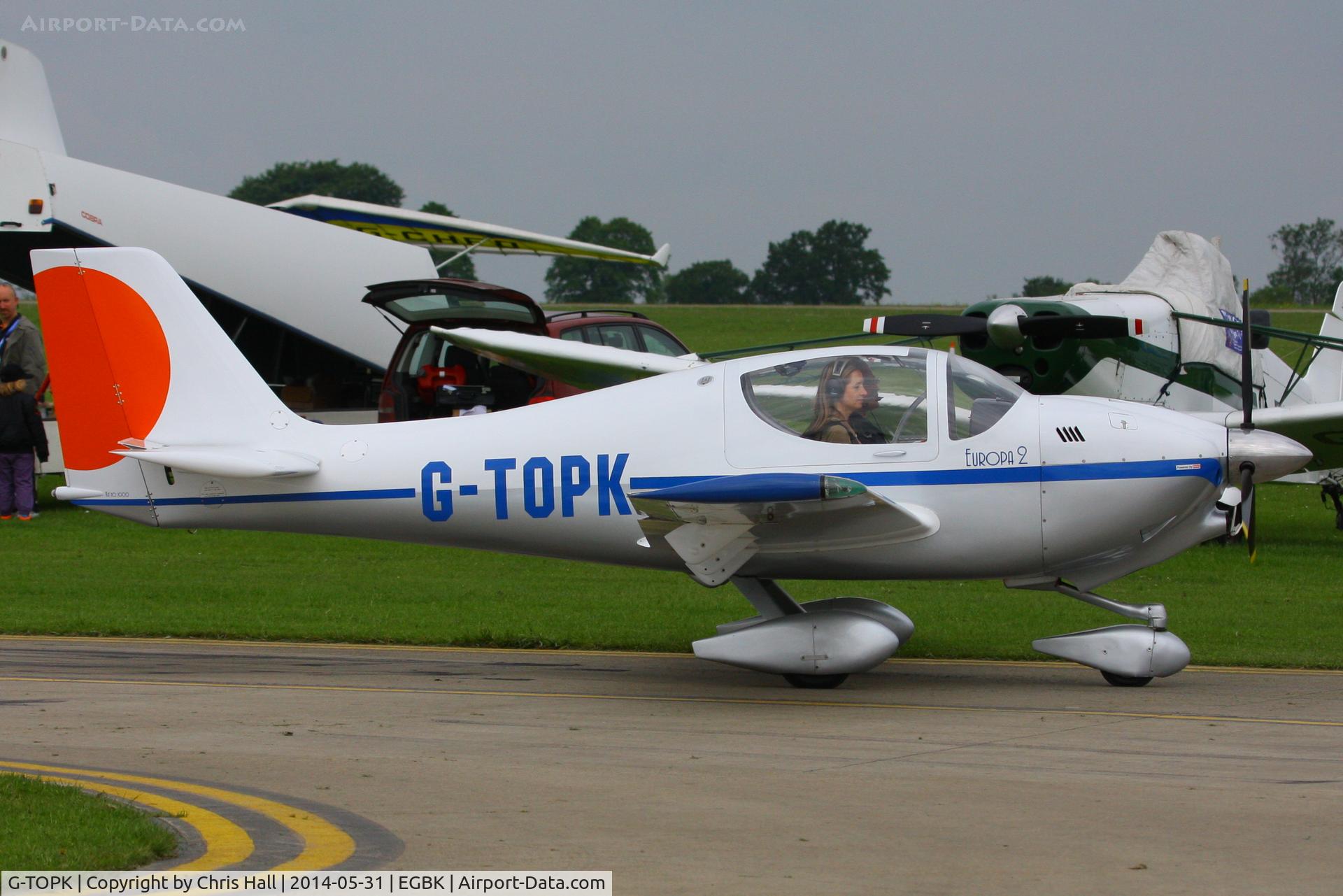 G-TOPK, 2004 Europa XS Tri-Gear C/N PFA 247-14193, at AeroExpo 2014