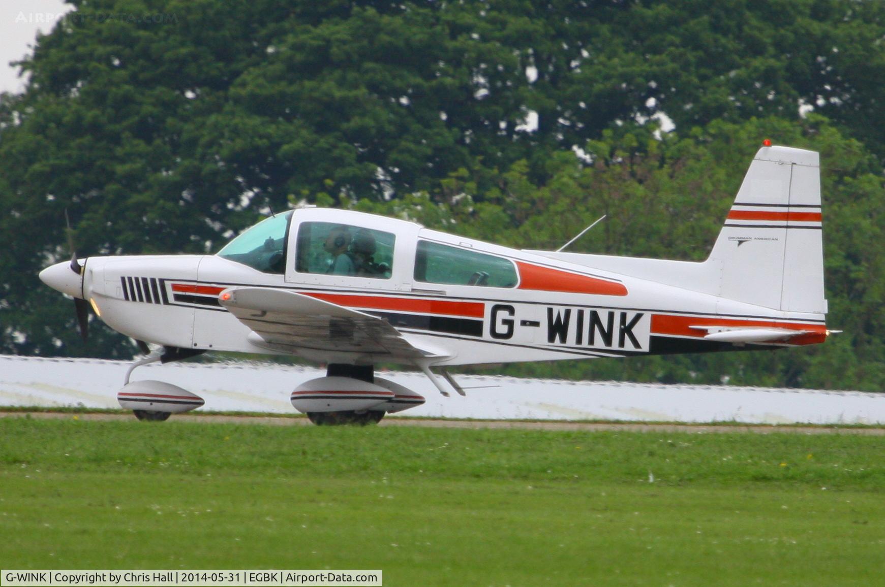 G-WINK, 1976 Grumman American AA-5B Tiger C/N AA5B-0327, at AeroExpo 2014