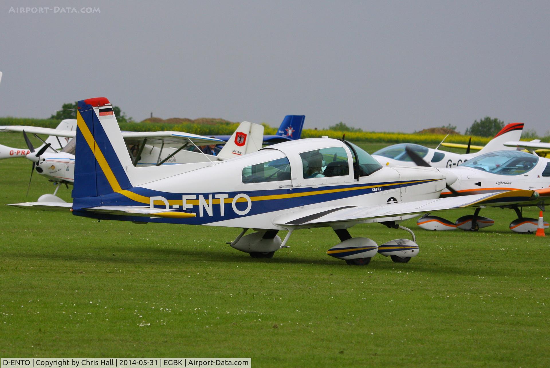 D-ENTO, 1993 American General AG-5B Tiger C/N 10166, at AeroExpo 2014