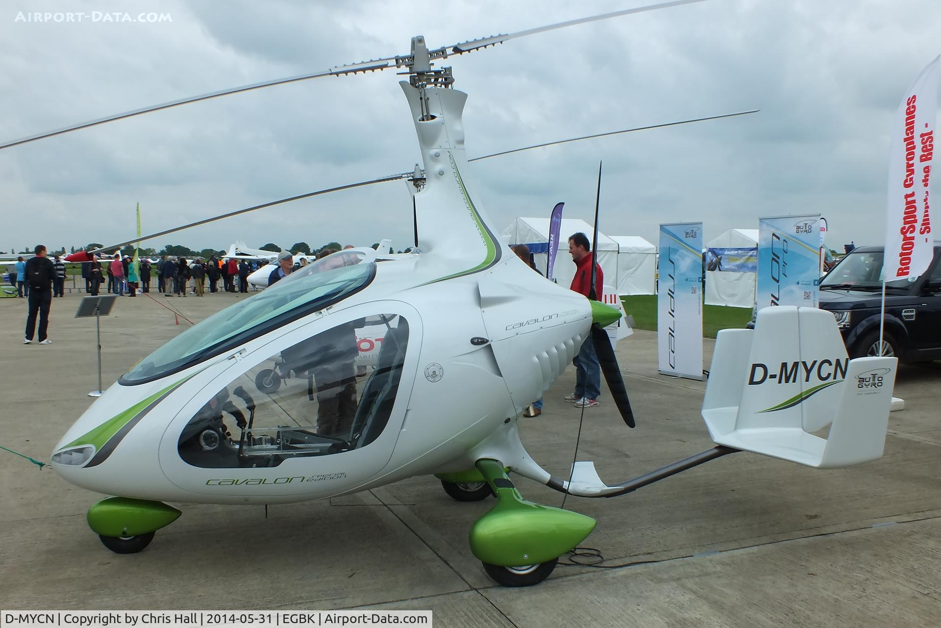 D-MYCN, 2014 AutoGyro Cavalon C/N Not found, at AeroExpo 2014