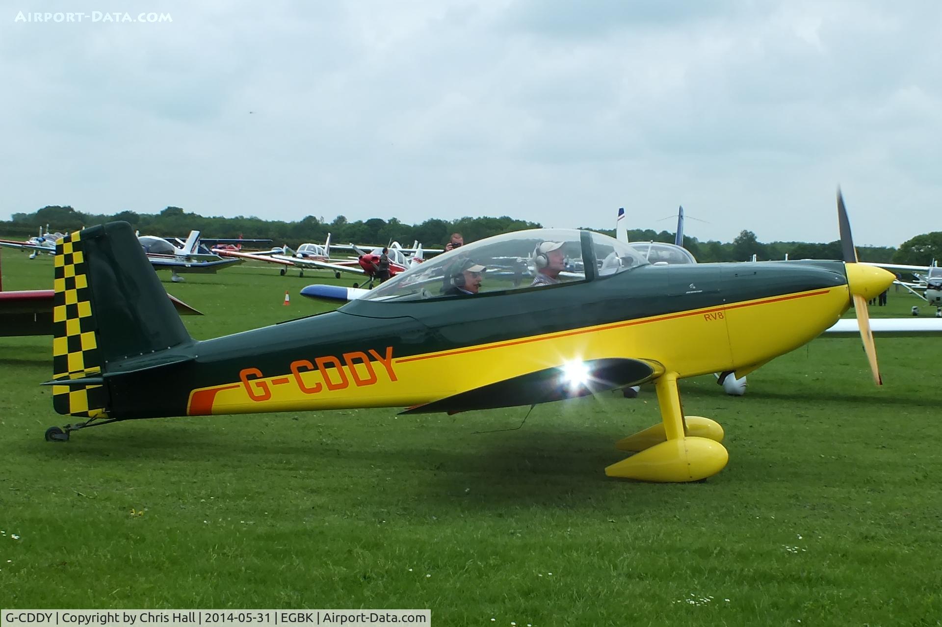 G-CDDY, 2000 Vans RV-8 C/N 80912, at AeroExpo 2014