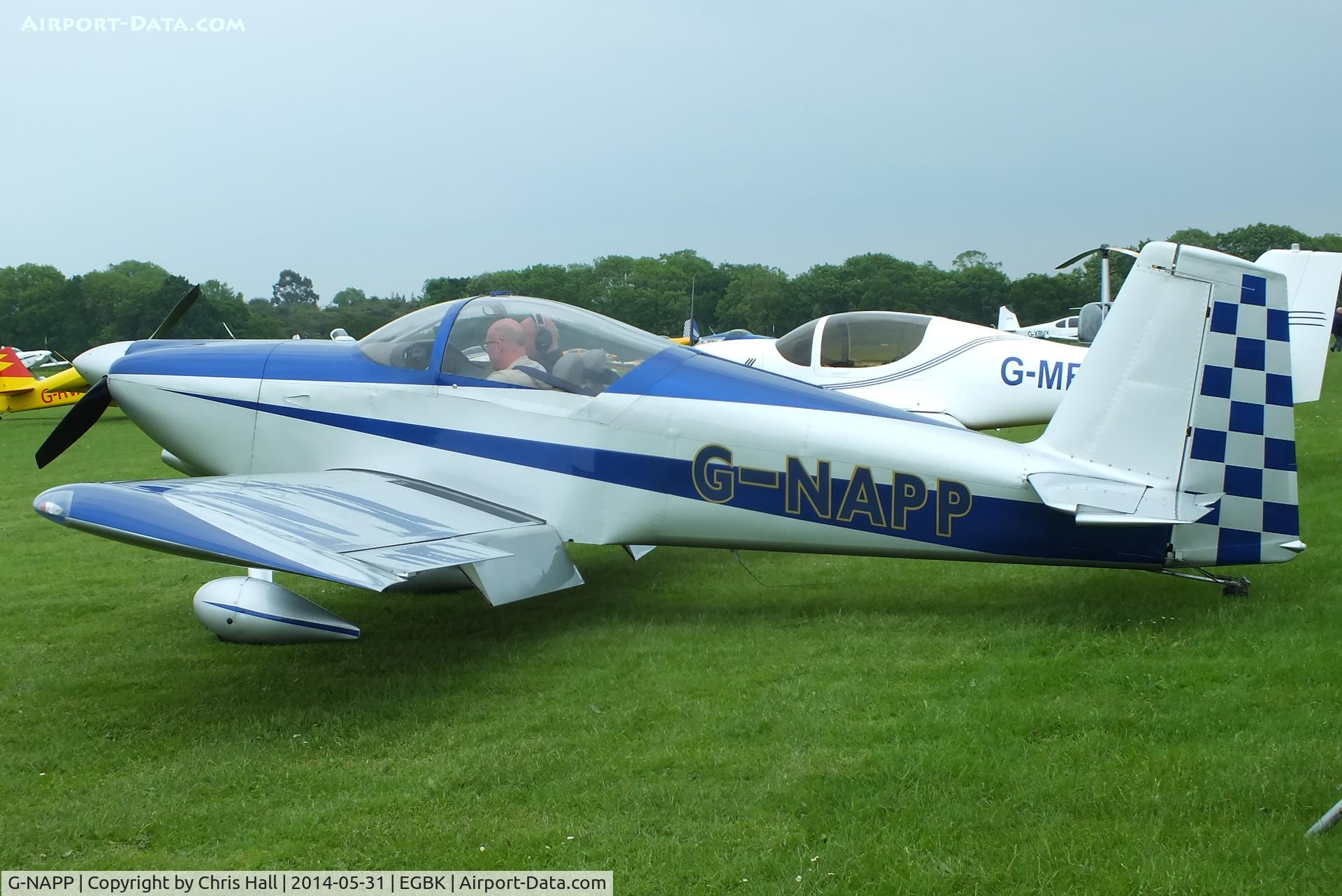 G-NAPP, 2003 Vans RV-7 C/N PFA 323-14115, at AeroExpo 2014