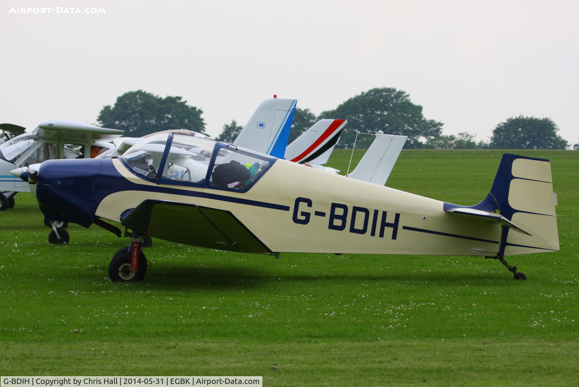 G-BDIH, 1958 SAN Jodel D-117 Grand Tourisme C/N 812, at AeroExpo 2014