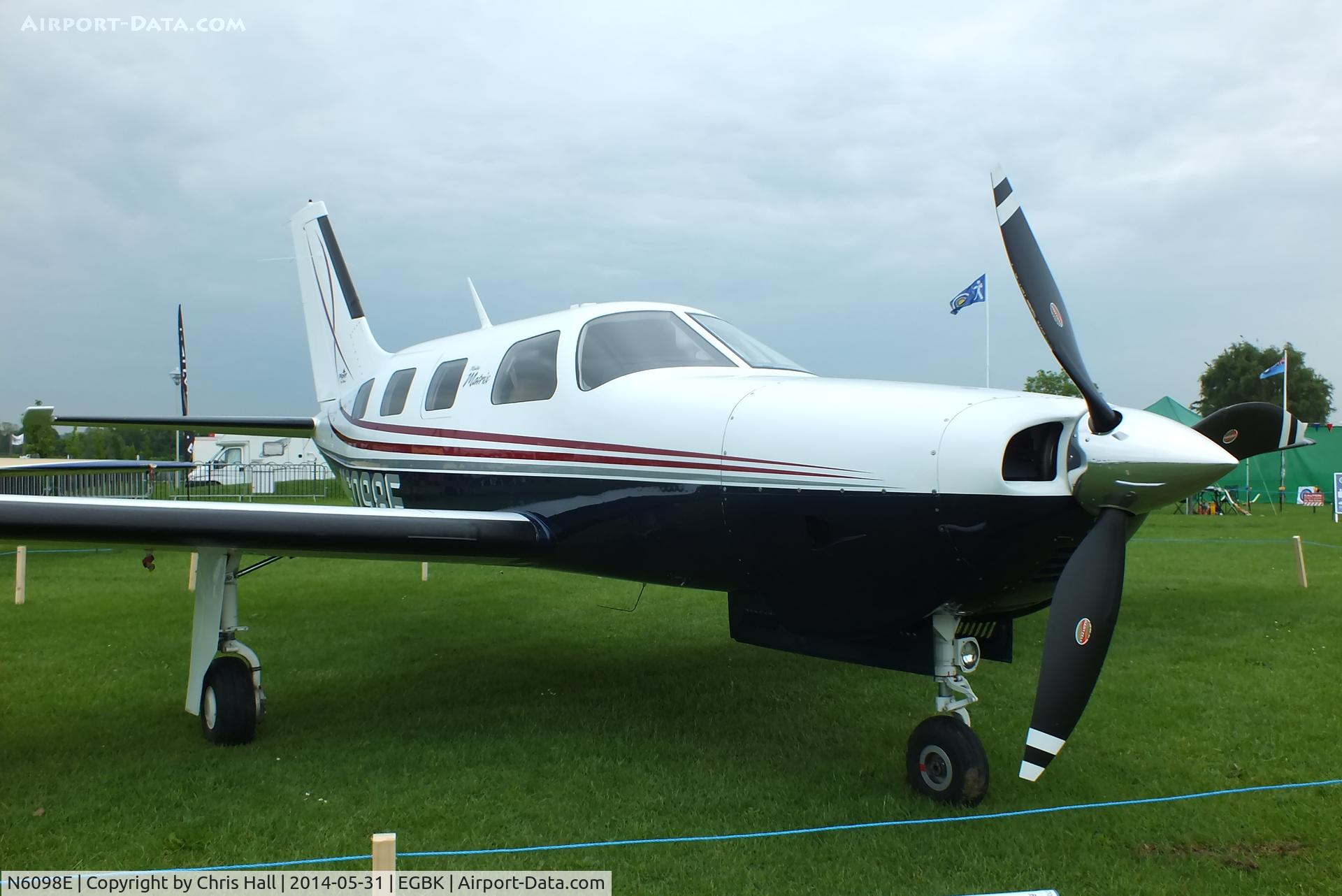 N6098E, 2010 Piper PA-46R-350T Malibu Matrix C/N 4692140, at AeroExpo 2014