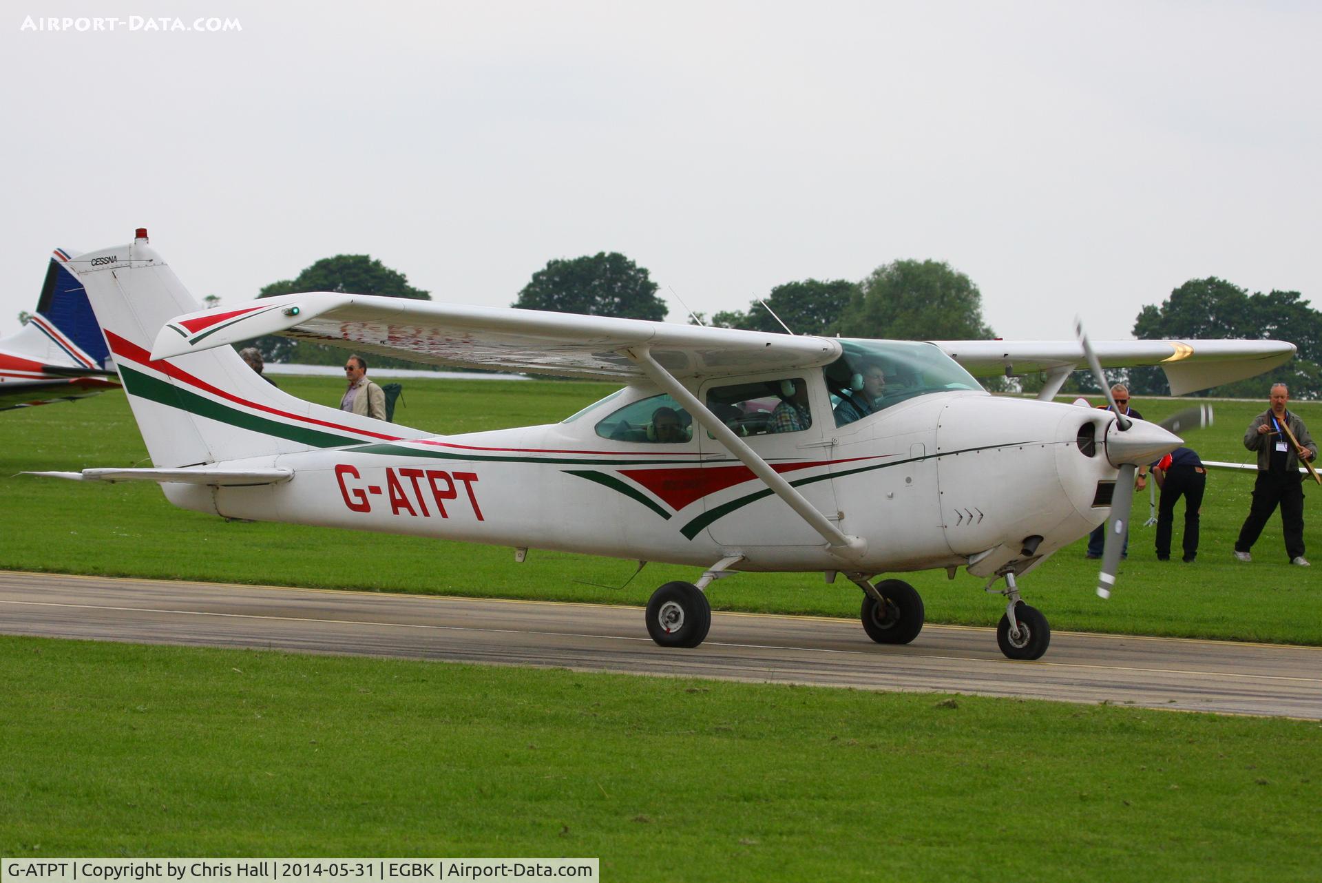G-ATPT, 1966 Cessna 182J Skylane C/N 182-57056, at AeroExpo 2014