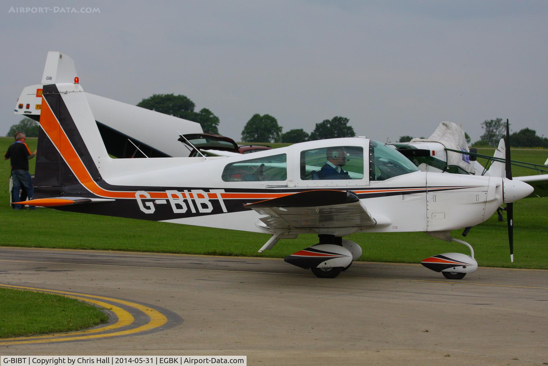 G-BIBT, 1978 Gulfstream American AA-5B Tiger C/N AA5B-1047, at AeroExpo 2014