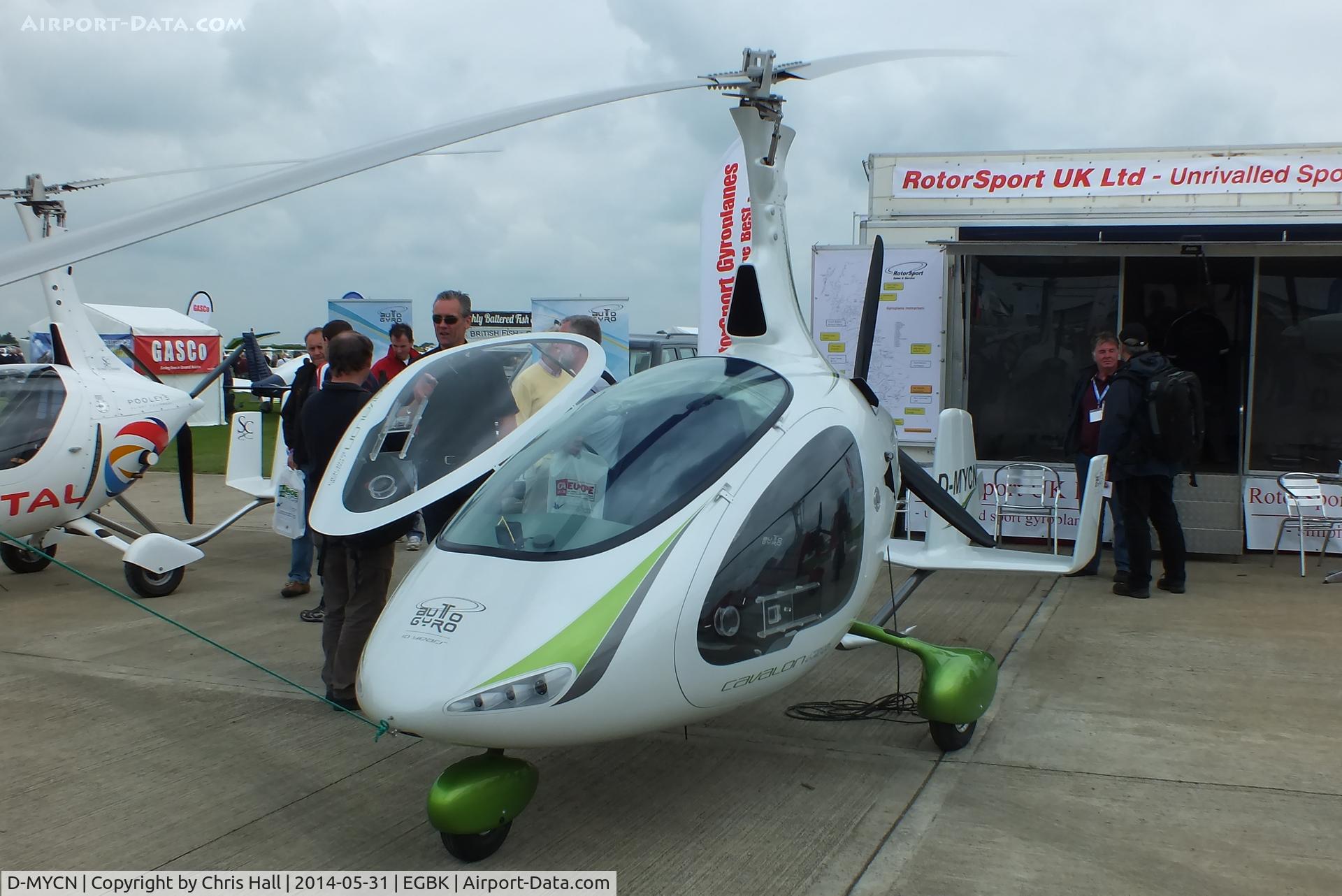 D-MYCN, 2014 AutoGyro Cavalon C/N Not found, at AeroExpo 2014