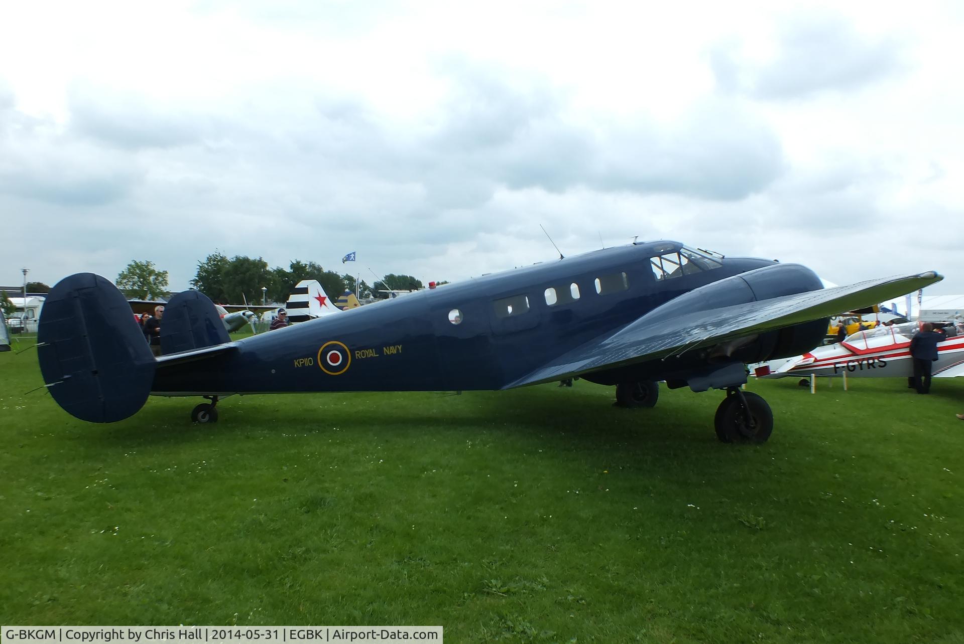 G-BKGM, 1952 Beech Mk.3NM Expeditor C/N A-853/CA-203, at AeroExpo 2014