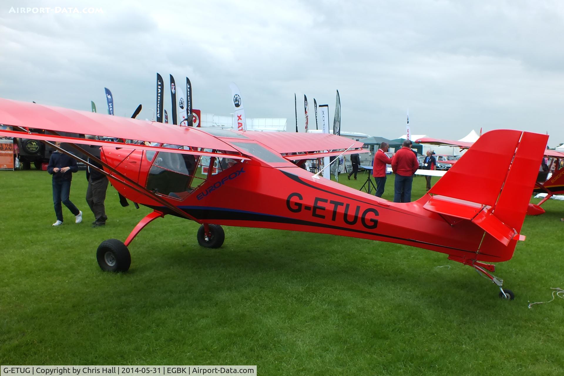 G-ETUG, 2012 Aeropro Eurofox 912(S) C/N LAA 376-15147, at AeroExpo 2014