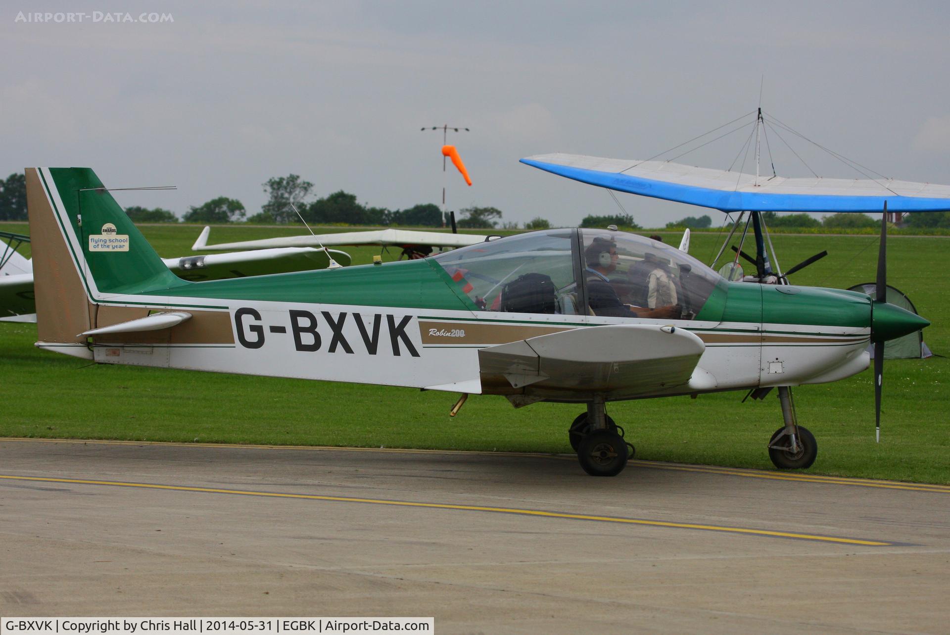G-BXVK, 1998 Robin HR-200-120B C/N 326, at AeroExpo 2014