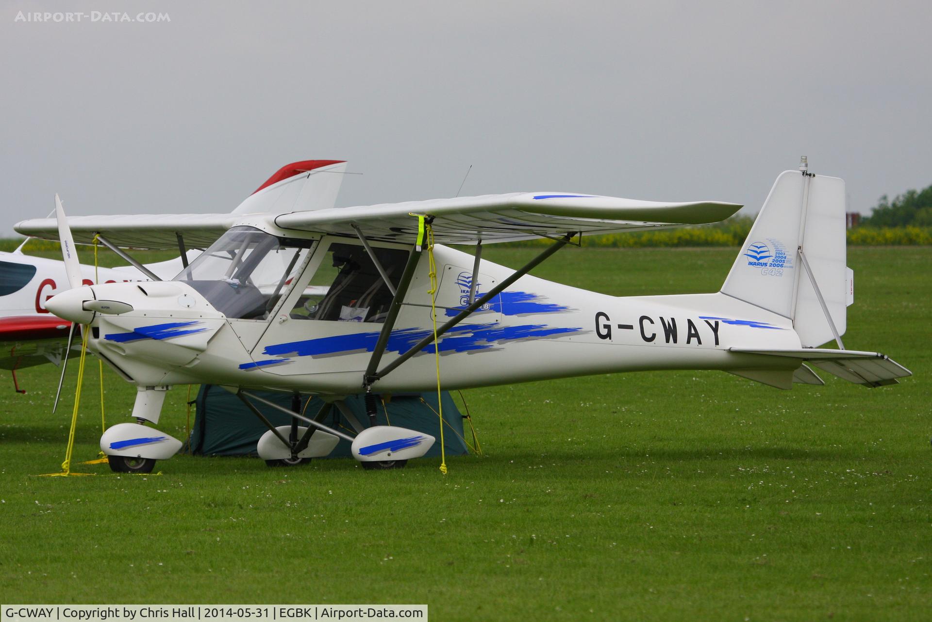 G-CWAY, 2007 Comco Ikarus C42 FB100 C/N 0707-6907, at AeroExpo 2014