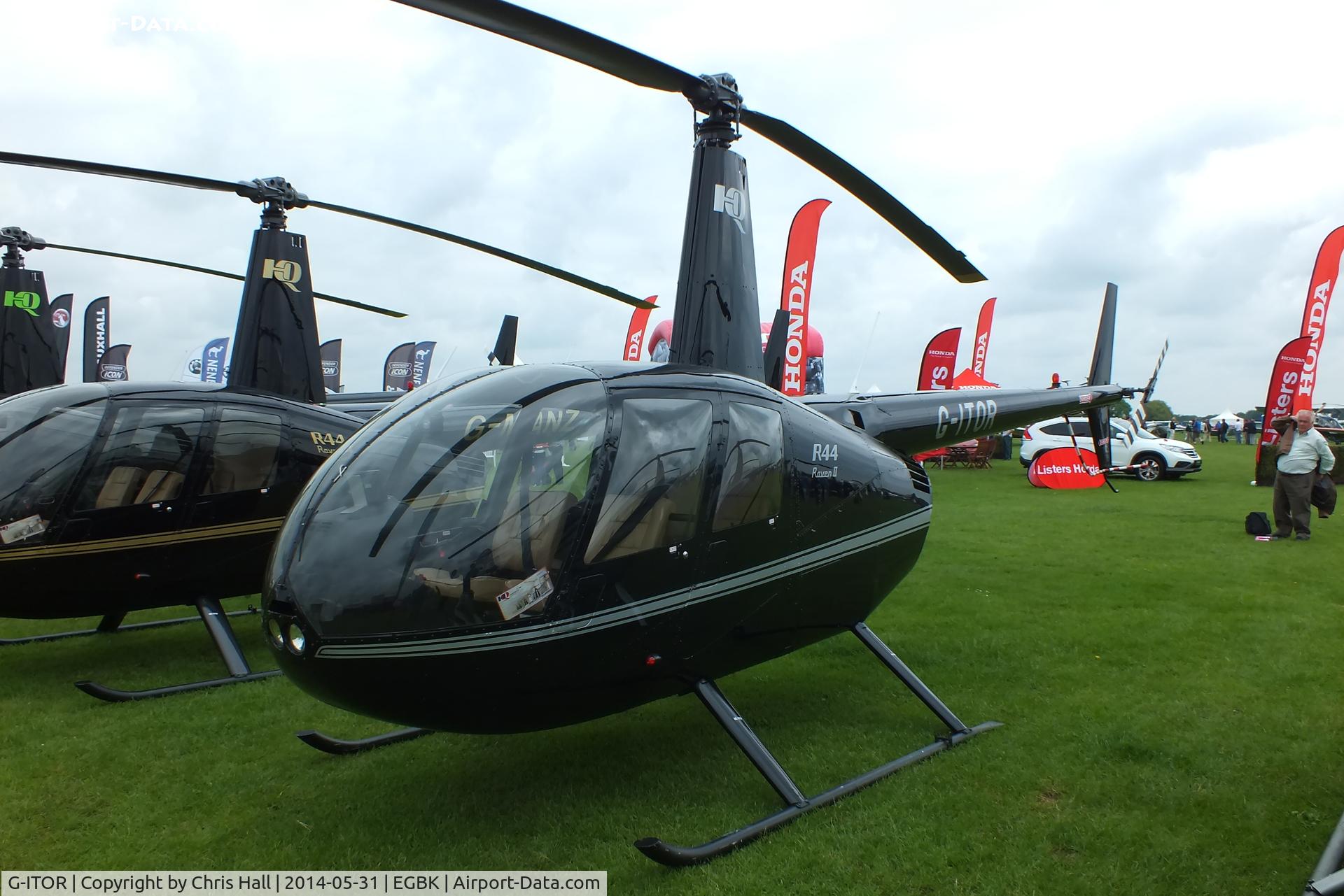 G-ITOR, 2006 Robinson R44 Raven II C/N 11498, at AeroExpo 2014