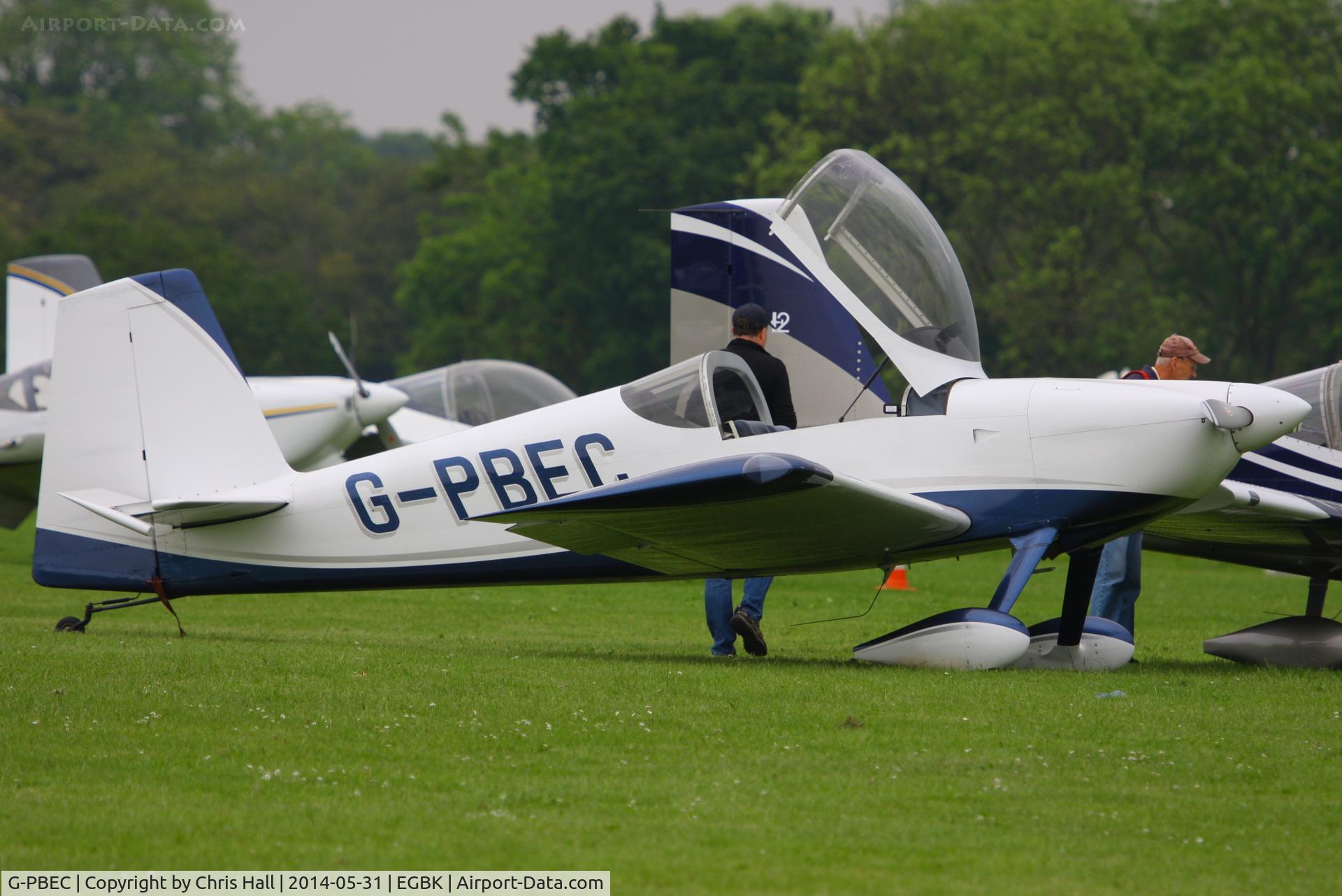 G-PBEC, 2007 Vans RV-7 C/N PFA 323-14382, at AeroExpo 2014