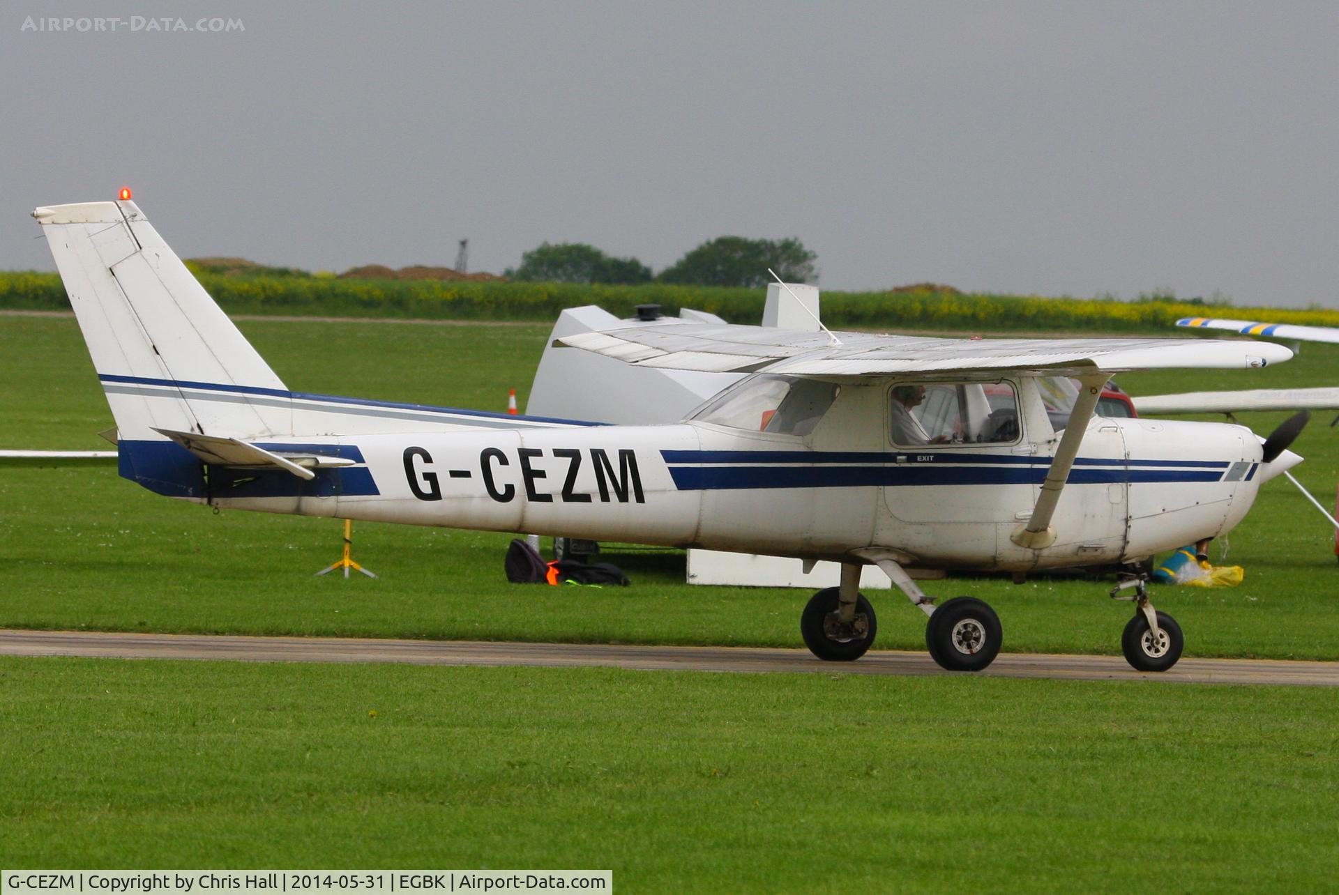 G-CEZM, 1981 Cessna 152 C/N 15285179, at AeroExpo 2014