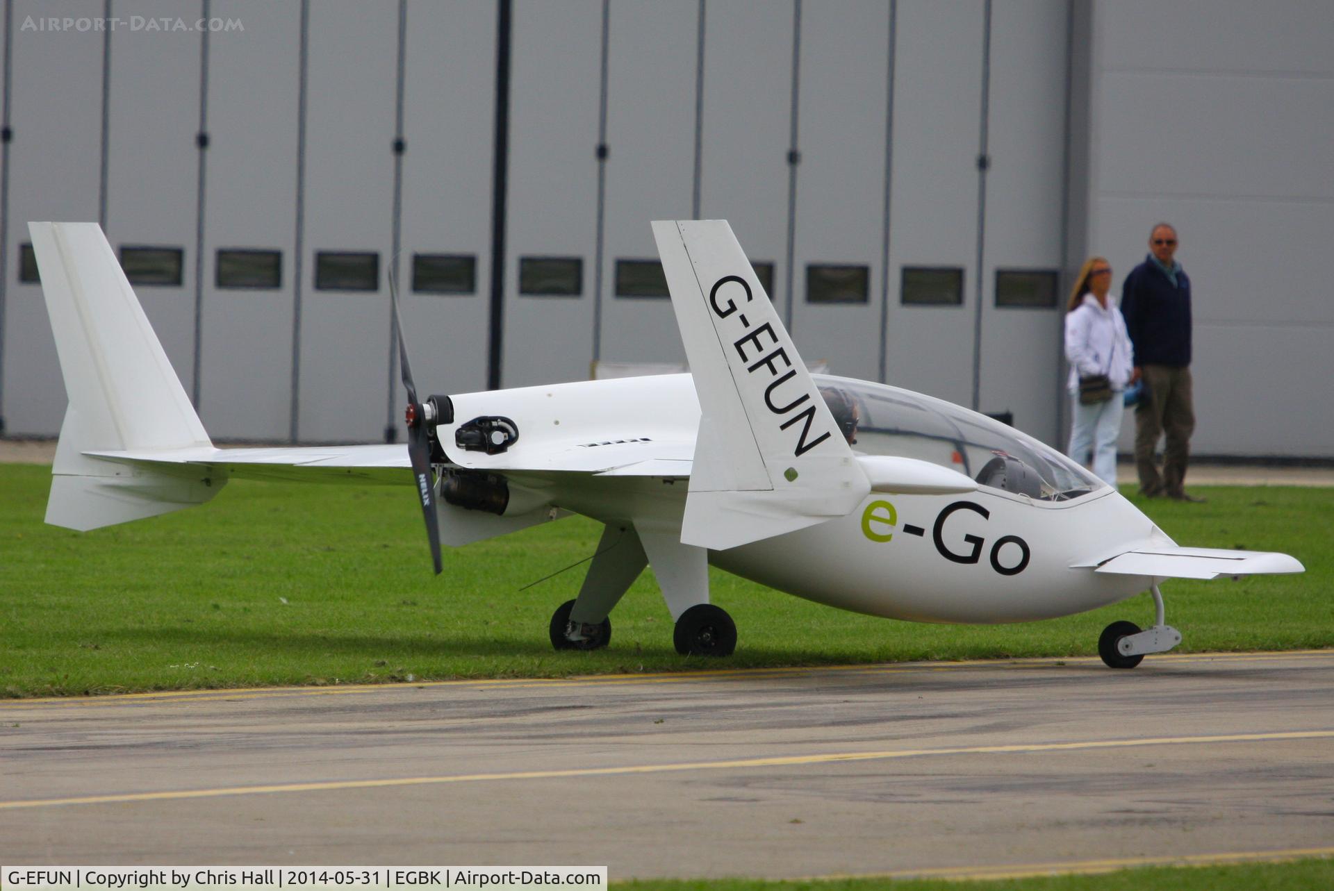 G-EFUN, 2008 e-GO Aeroplanes e-GO C/N SS001, at AeroExpo 2014