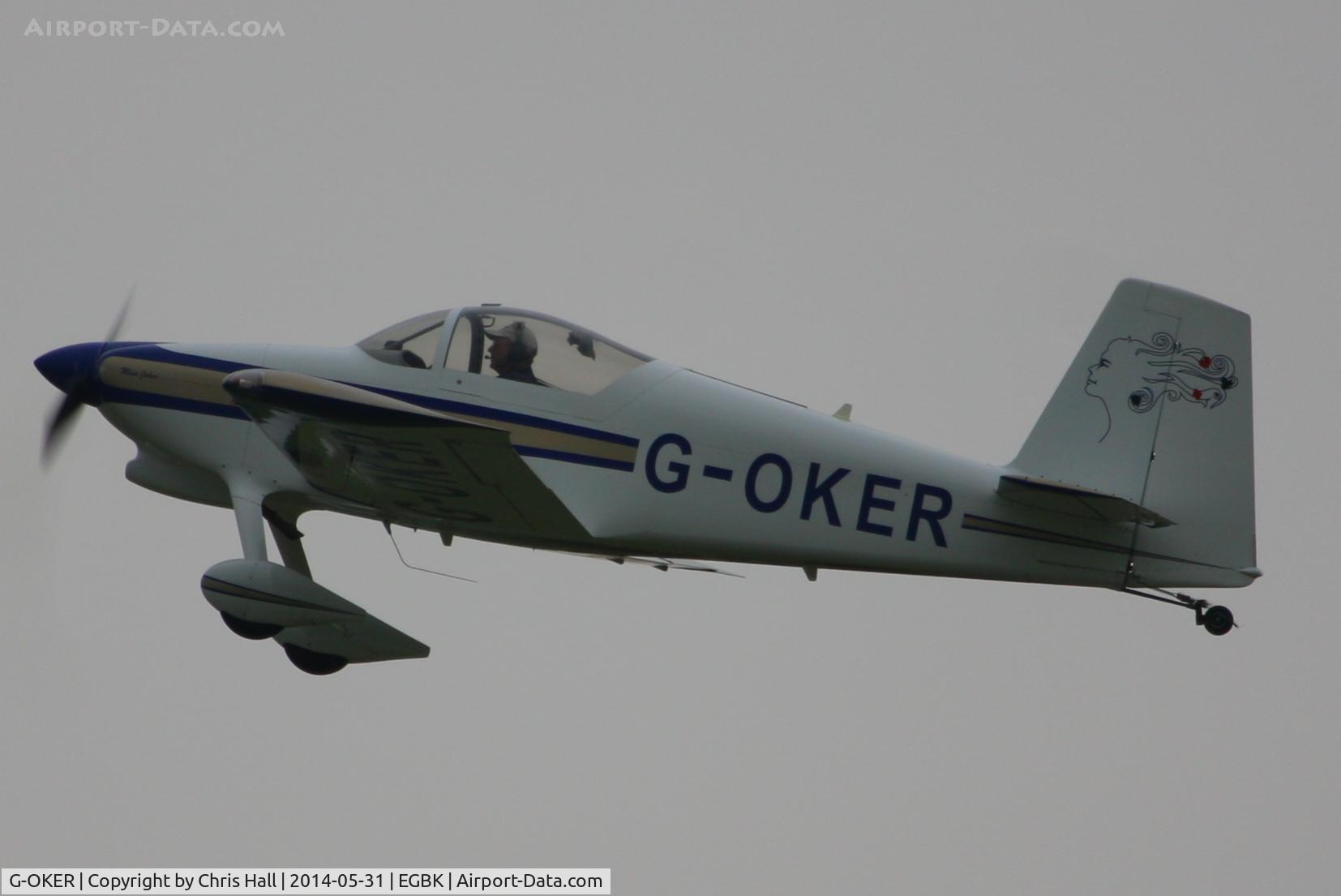 G-OKER, 2004 Vans RV-7 C/N PFA 323-14233, at AeroExpo 2014