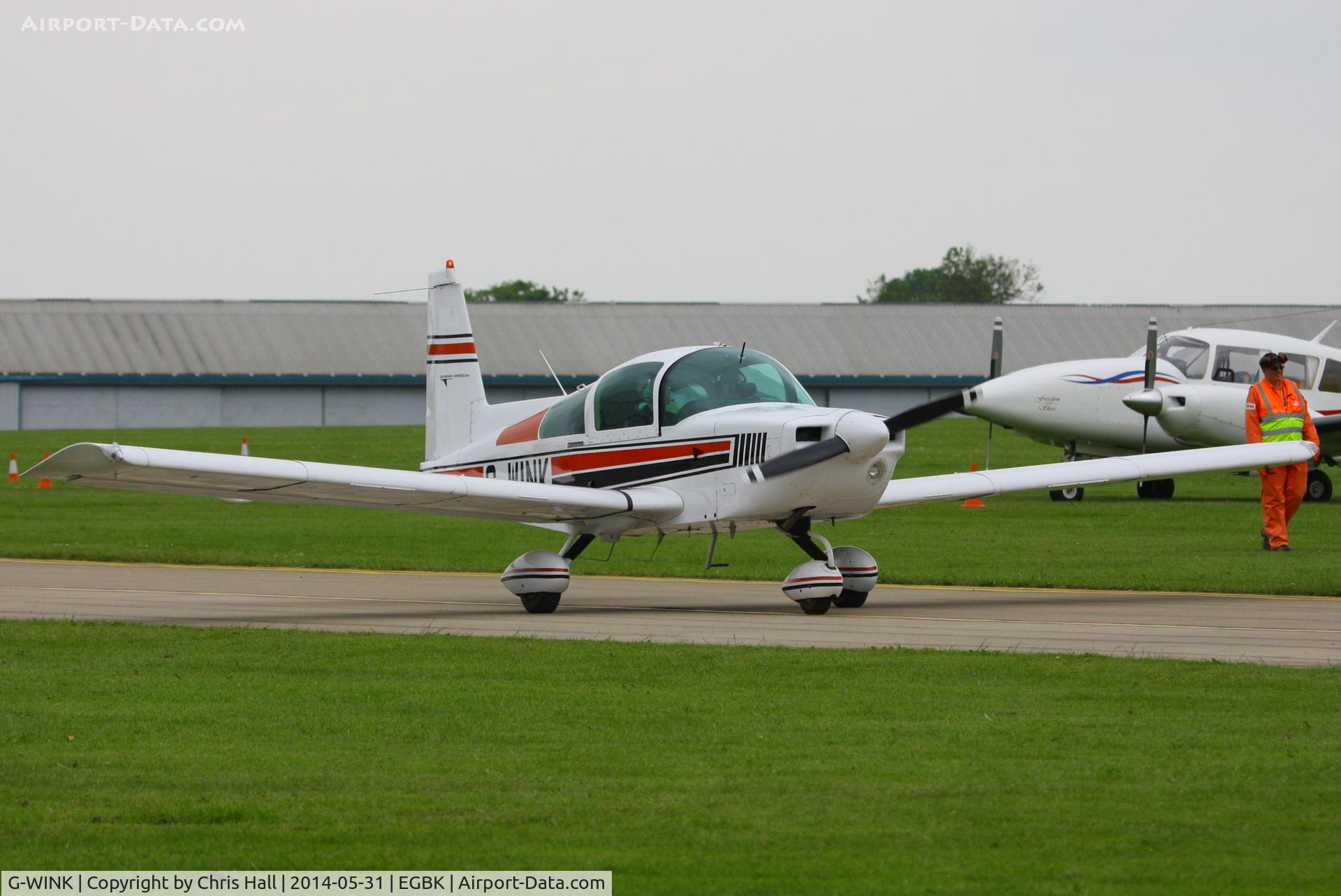 G-WINK, 1976 Grumman American AA-5B Tiger C/N AA5B-0327, at AeroExpo 2014