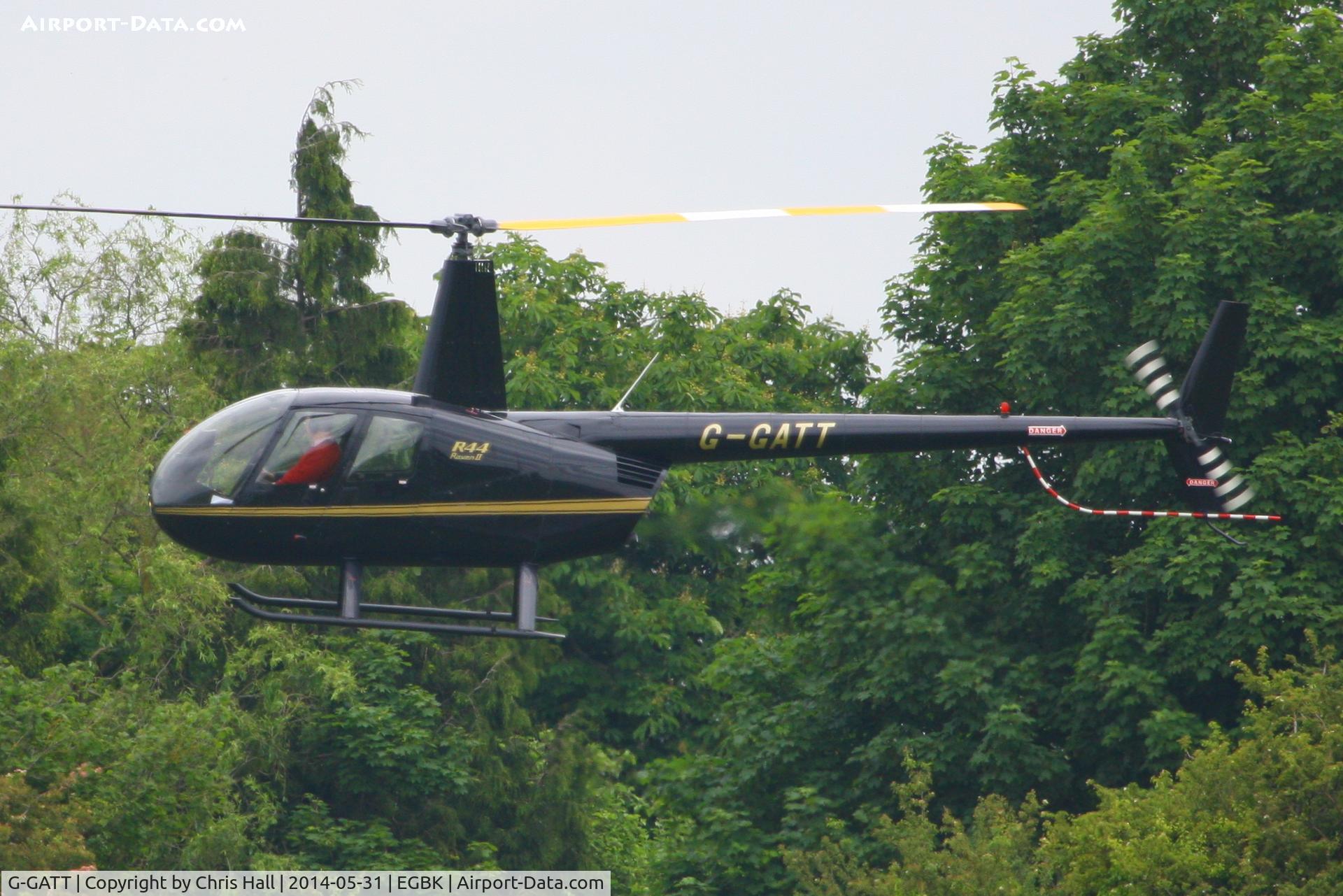 G-GATT, 2004 Robinson R44 Raven II C/N 10531, at AeroExpo 2014