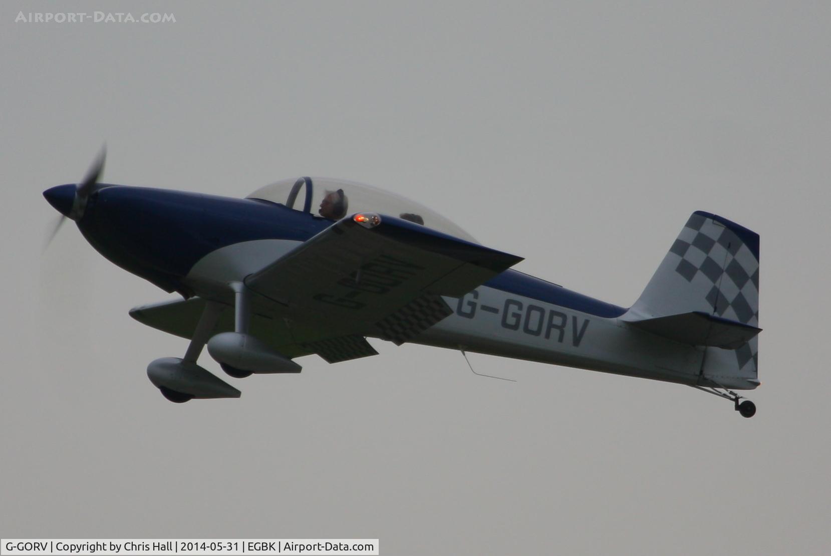 G-GORV, 2013 Vans RV-8 C/N LAA 303-14847, at AeroExpo 2014