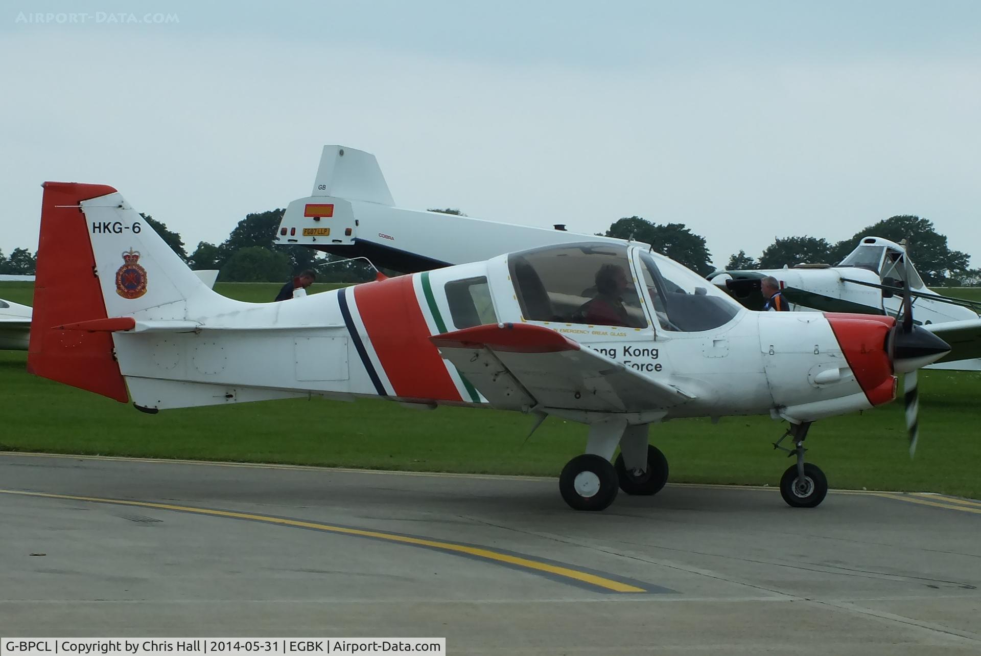 G-BPCL, 1977 Scottish Aviation Bulldog Series 120 Model 128 C/N BH120/393, at AeroExpo 2014