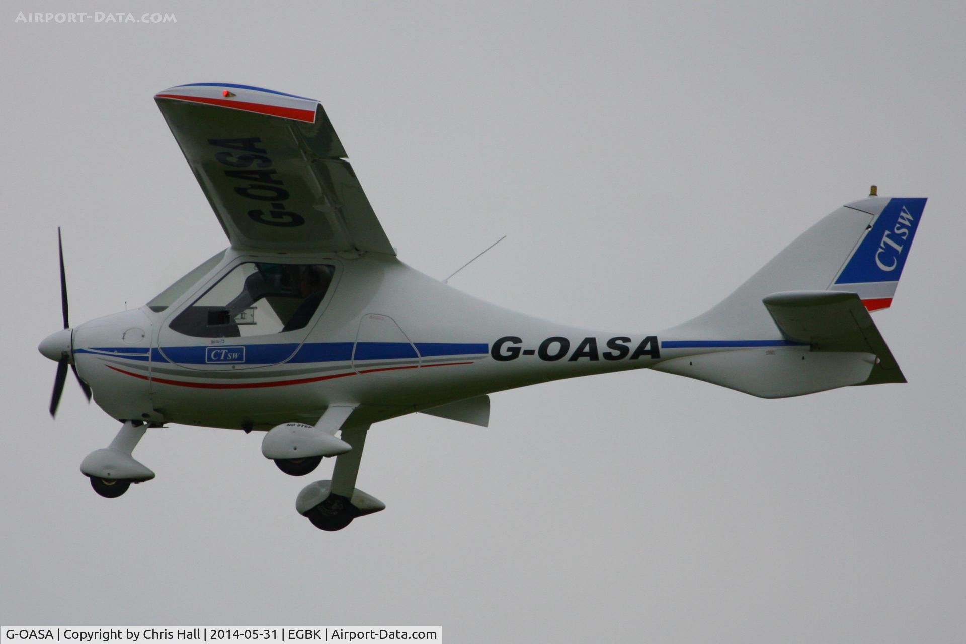 G-OASA, 2009 Flight Design CTSW C/N 8497, at AeroExpo 2014