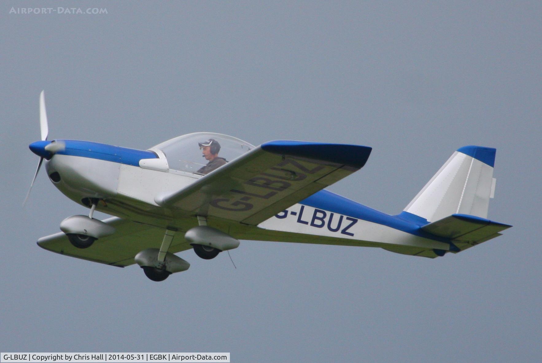 G-LBUZ, 2005 Aerotechnik EV-97A Eurostar C/N PFA 315-14425, at AeroExpo 2014