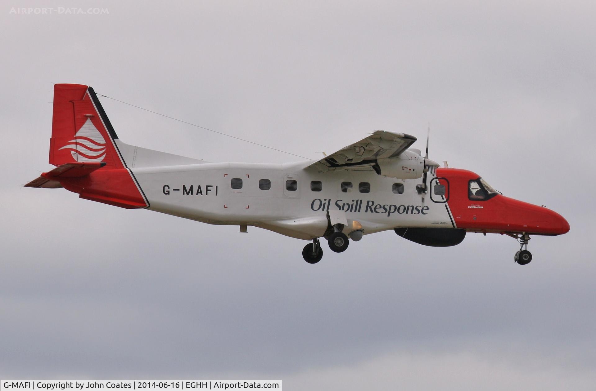 G-MAFI, 1986 Dornier 228-202K C/N 8115, Arriving 08