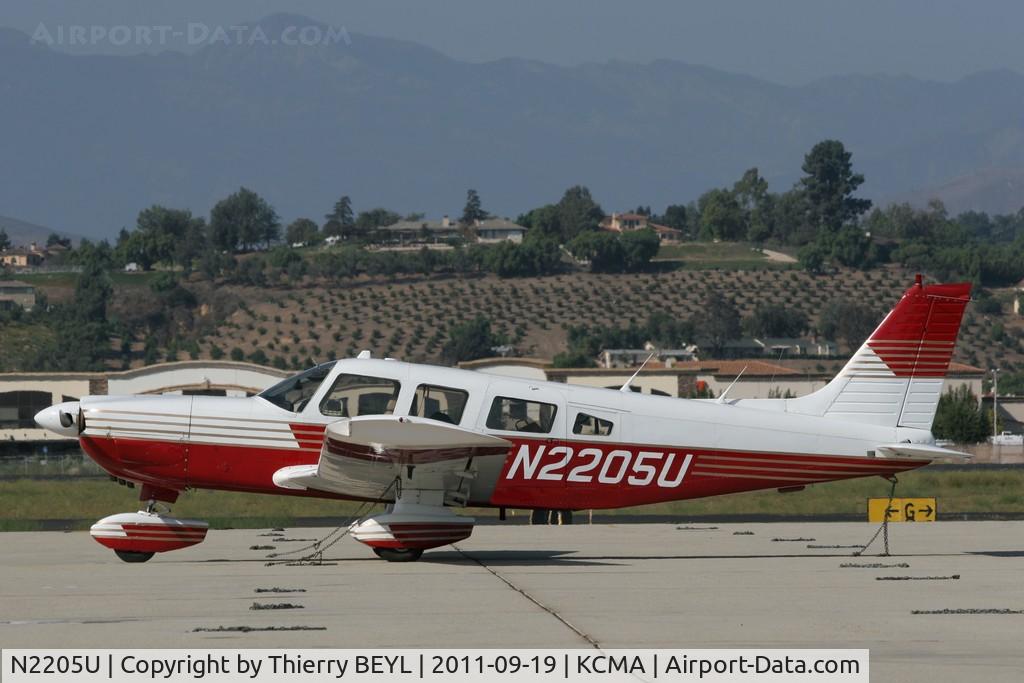 N2205U, 1979 Piper PA-32-300 Cherokee Six C/N 32-7940064, Parking at Camarillo airport
