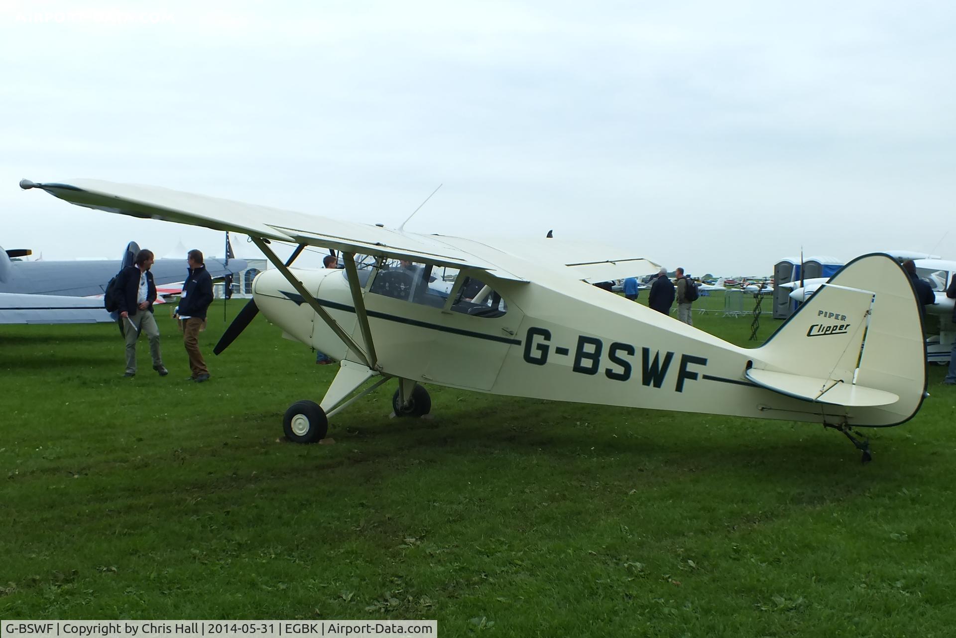 G-BSWF, 1949 Piper PA-16 Clipper C/N 16-475, at AeroExpo 2014
