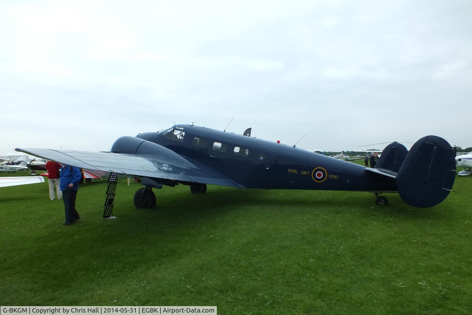 G-BKGM, 1952 Beech Mk.3NM Expeditor C/N A-853/CA-203, at AeroExpo 2014