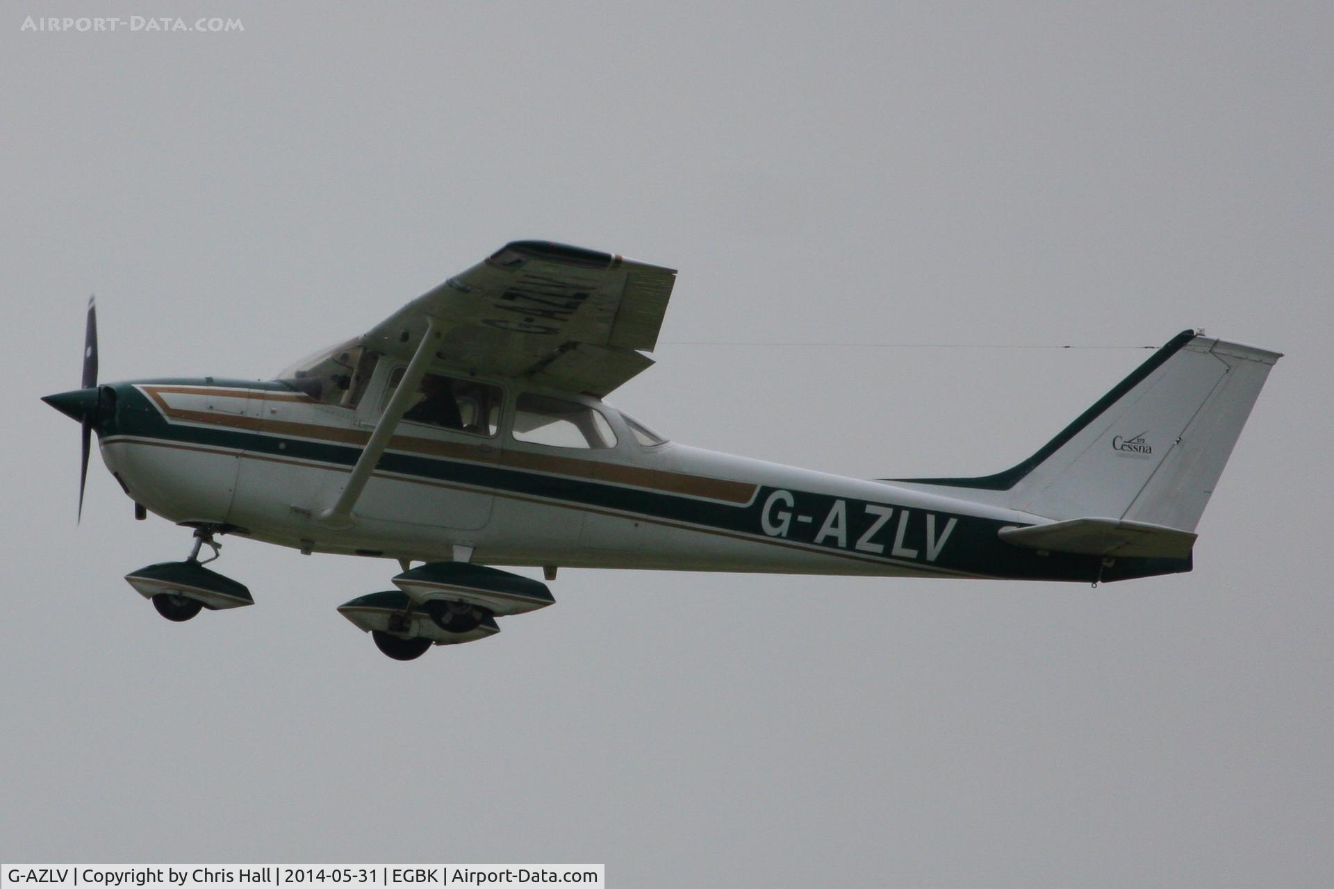 G-AZLV, 1969 Cessna 172K Skyhawk C/N 17257908, at AeroExpo 2014