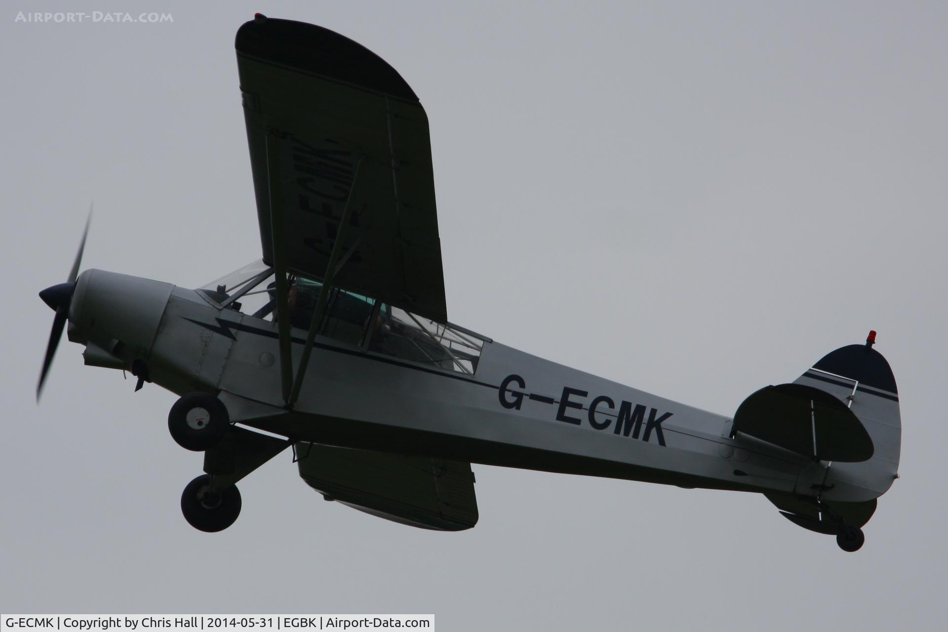 G-ECMK, 1982 Piper PA-18-150 Super Cub C/N 18-8209022, at AeroExpo 2014